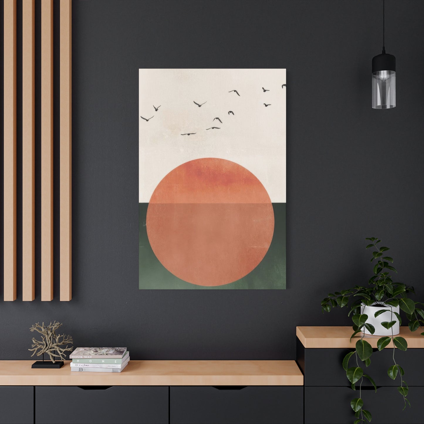 Abstract Sunset Earthy Wall Art & Canvas Prints