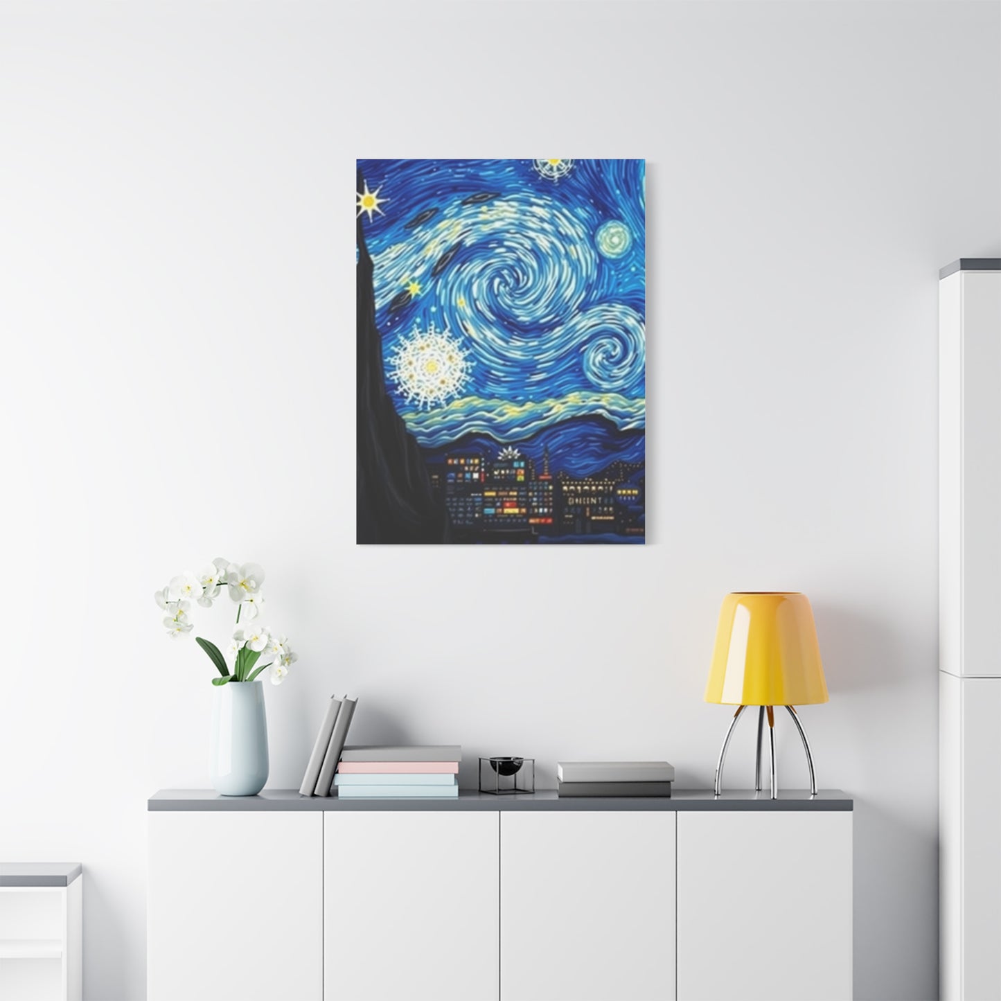 The Starry Night Canvas Art Canvas Art 4 Wall Art & Canvas Print