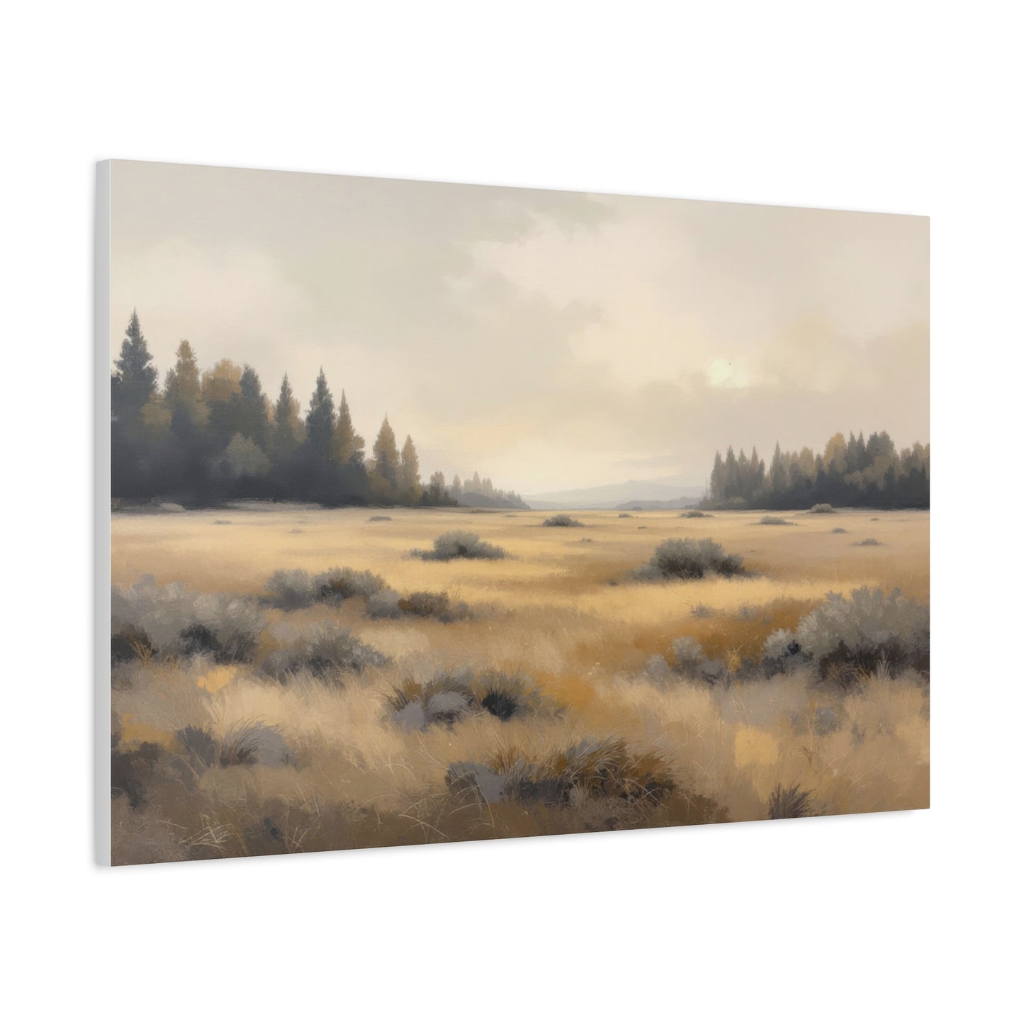 Golden Meadow at Dawn Wall Art & Canvas Prints