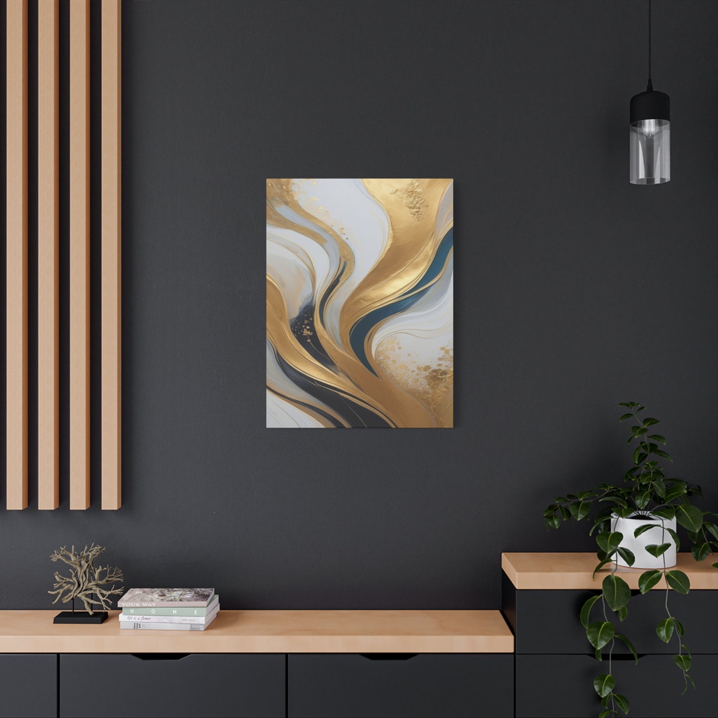 Golden Waves Wall Art & Canvas Prints