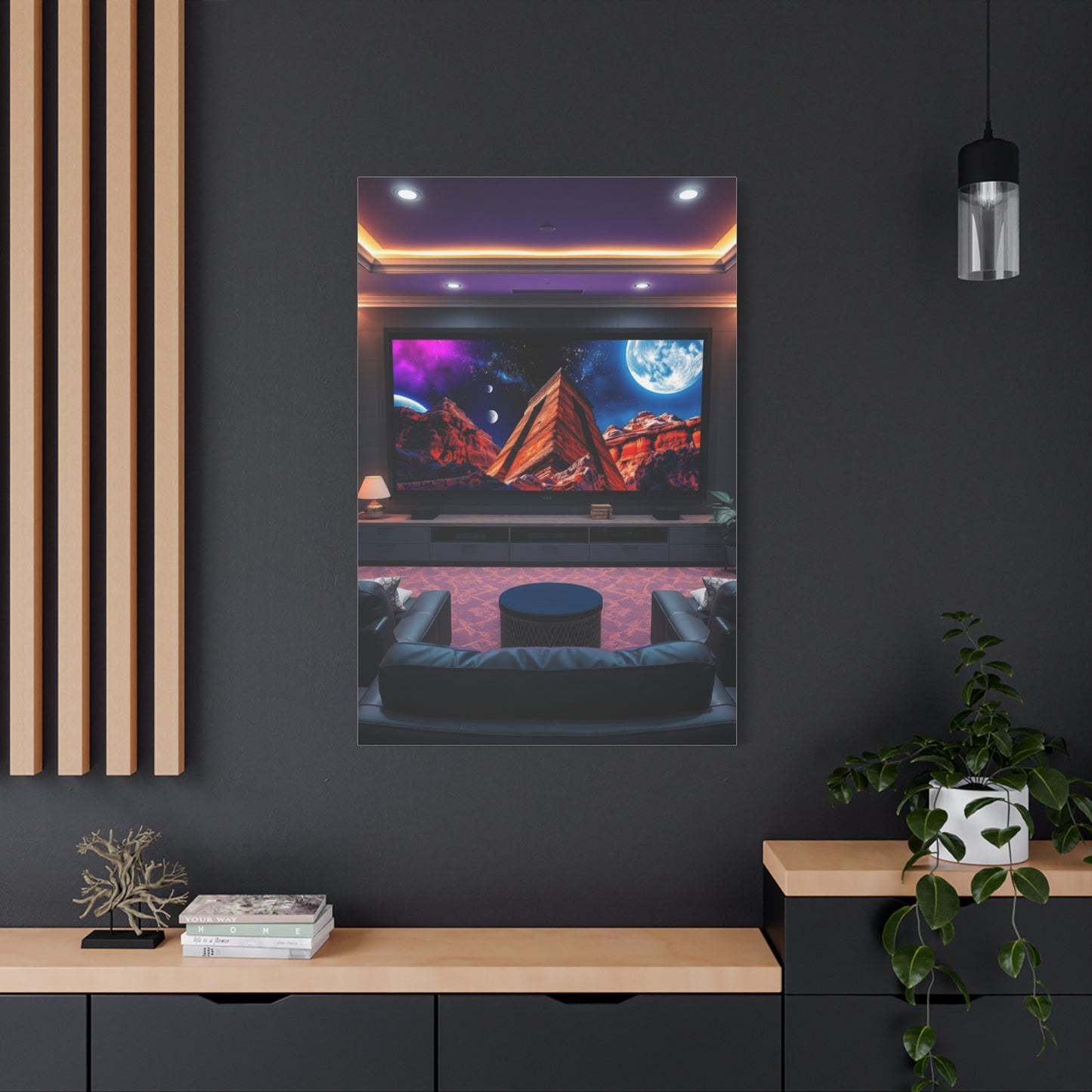 Home Theater Art Refined Canvas Wall Art & Canvas Print