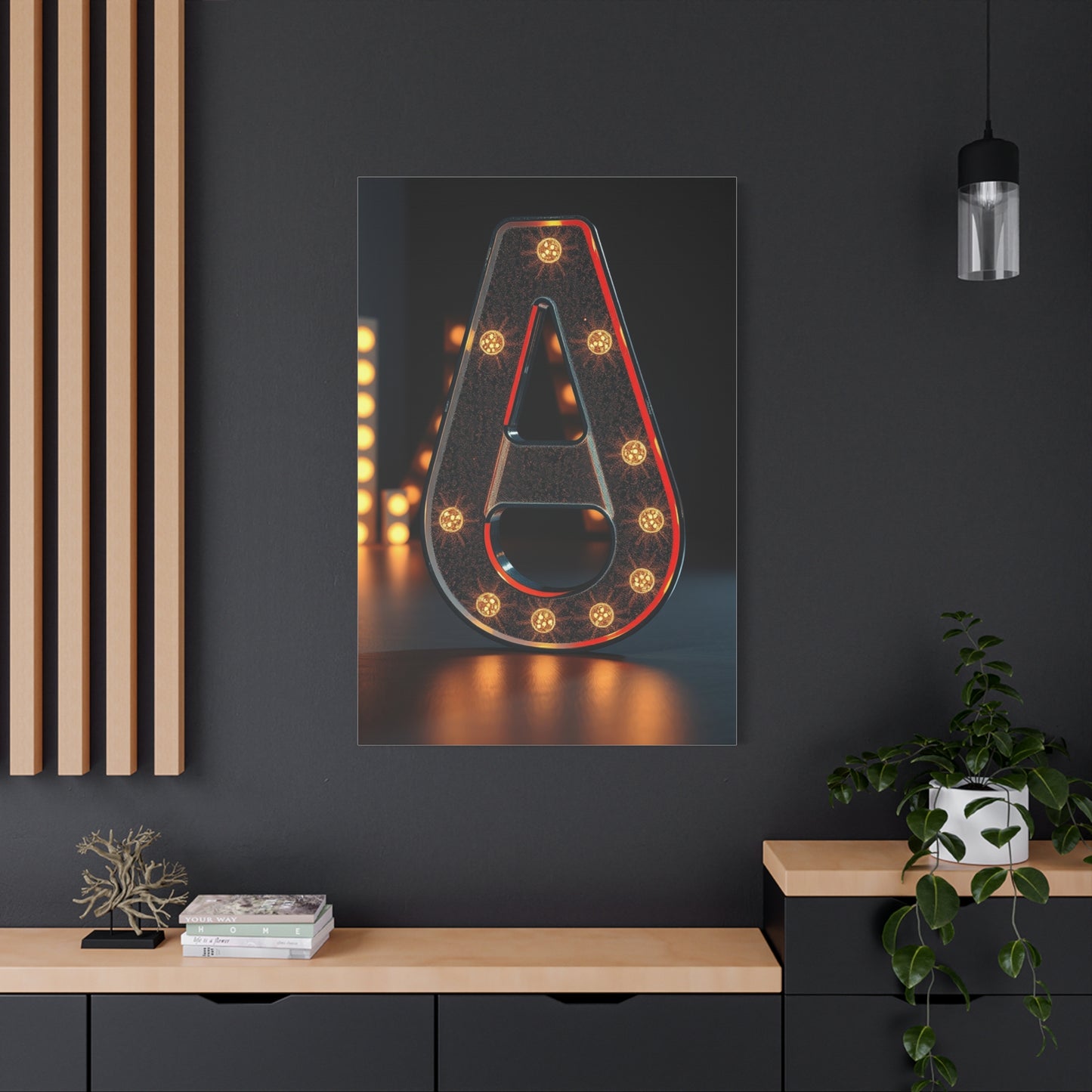 Elite A Alphabet & Letter Art Vision Wall Art & Canvas Print