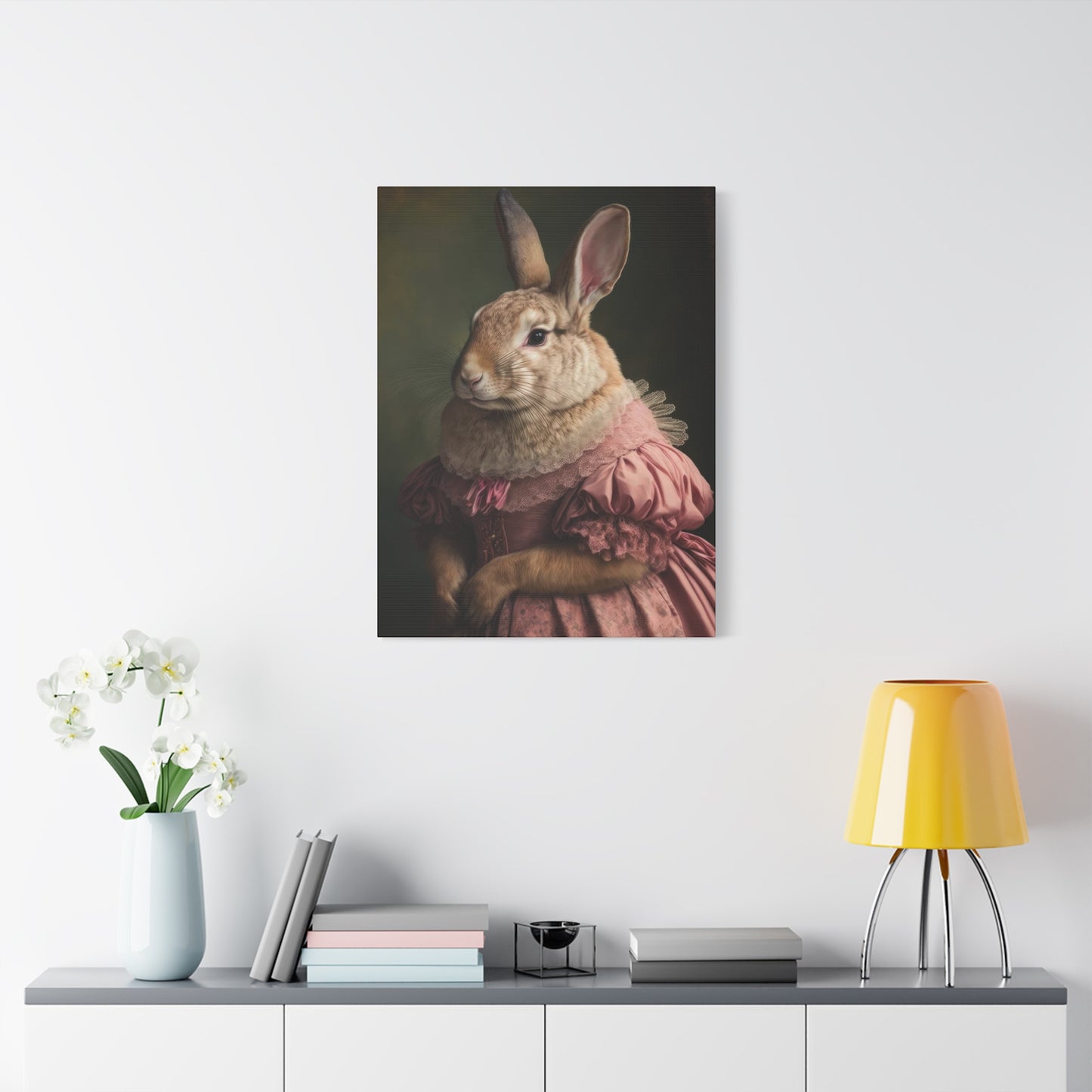 Lady Cottontail's Portrait Wall Art & Canvas Prints