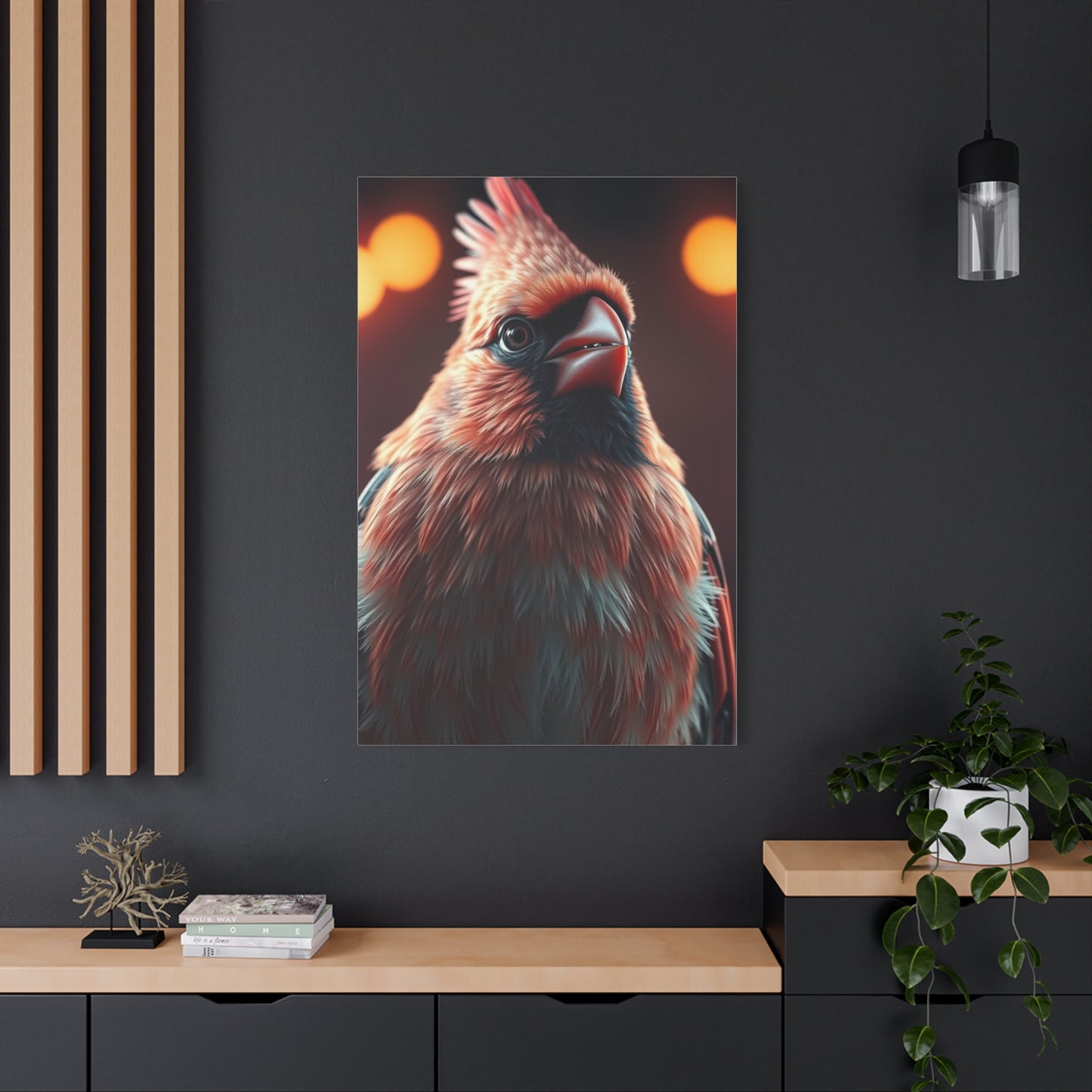 Noble Vermilion Tapestry
