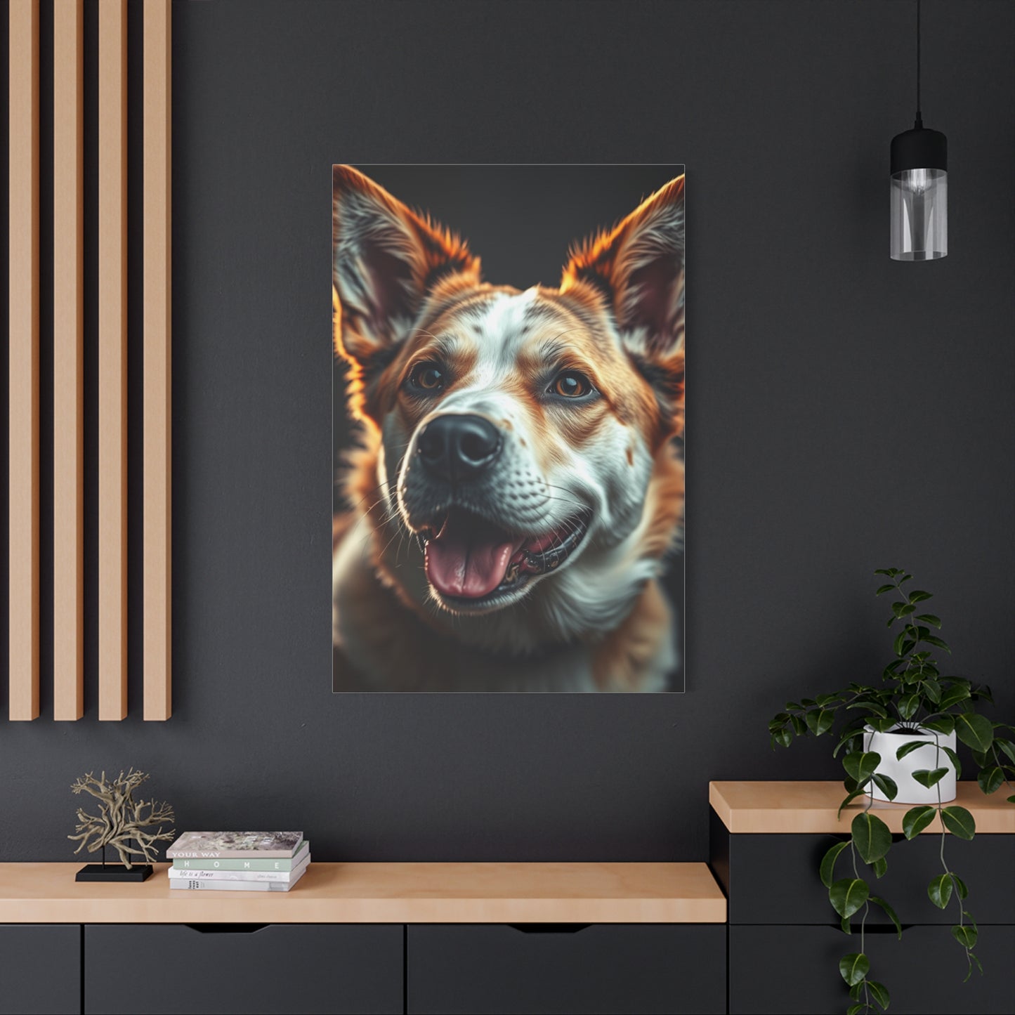 Aristocratic Dog Tableau Wall Art & Canvas Print