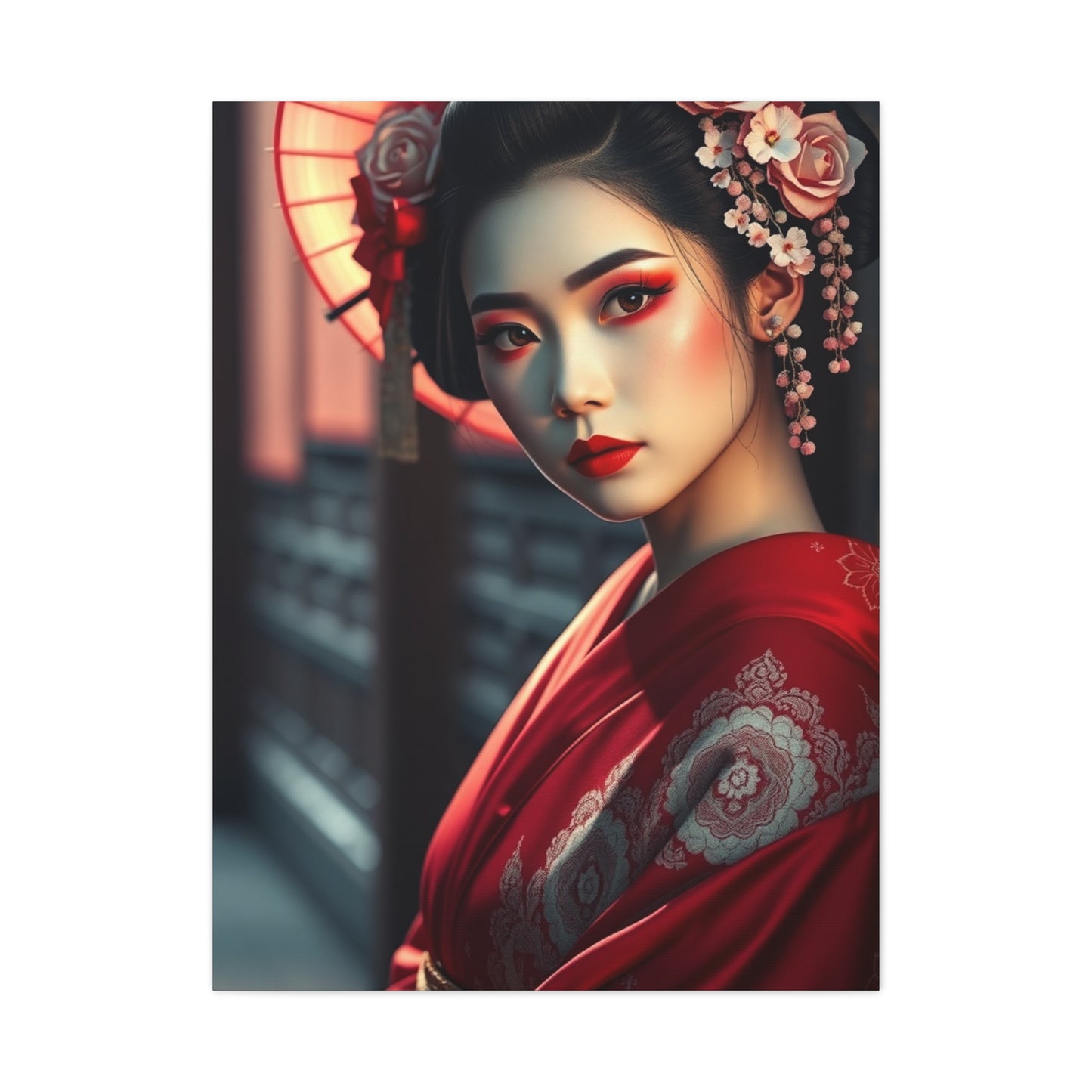Geisha Art Canvas Art 7 Wall Art & Canvas Print