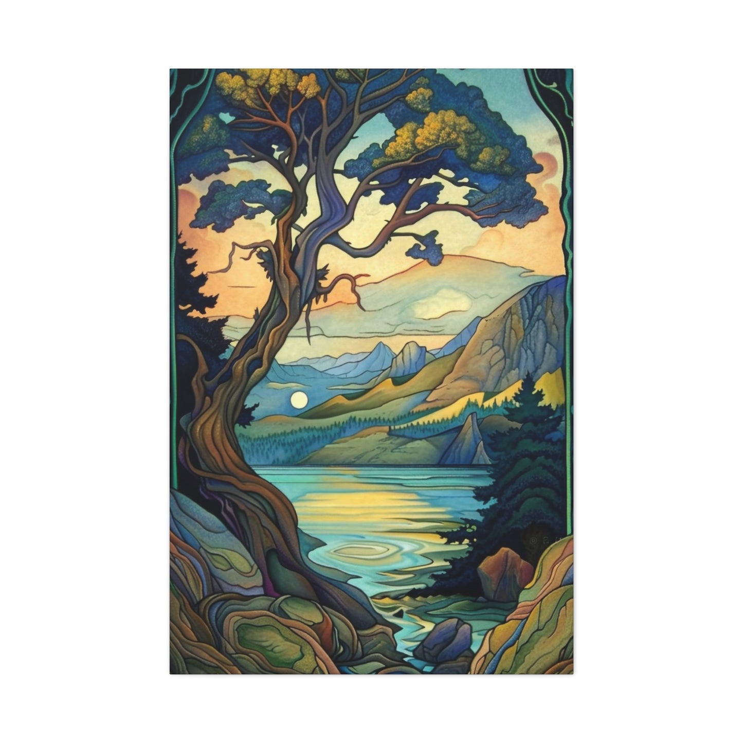Forest River Landscape Wall Art & Canvas Prints