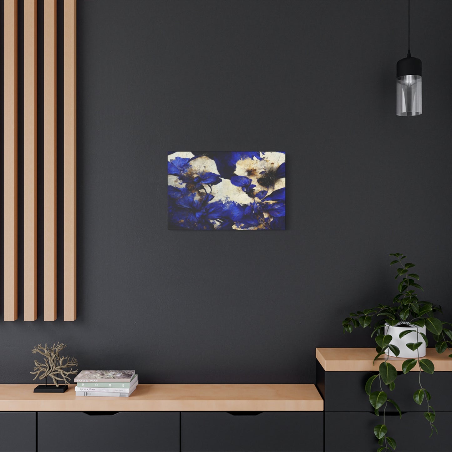 Blue Petals Wall Art & Canvas Prints