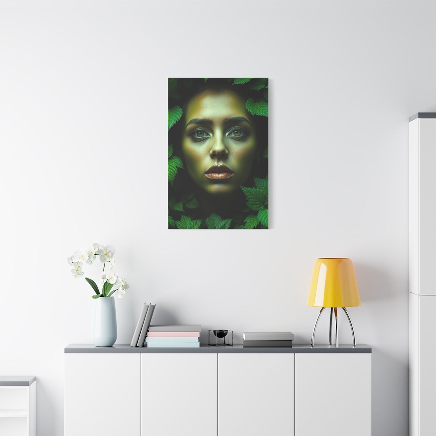 Sage Elegance Painting Wall Art & Canvas Print