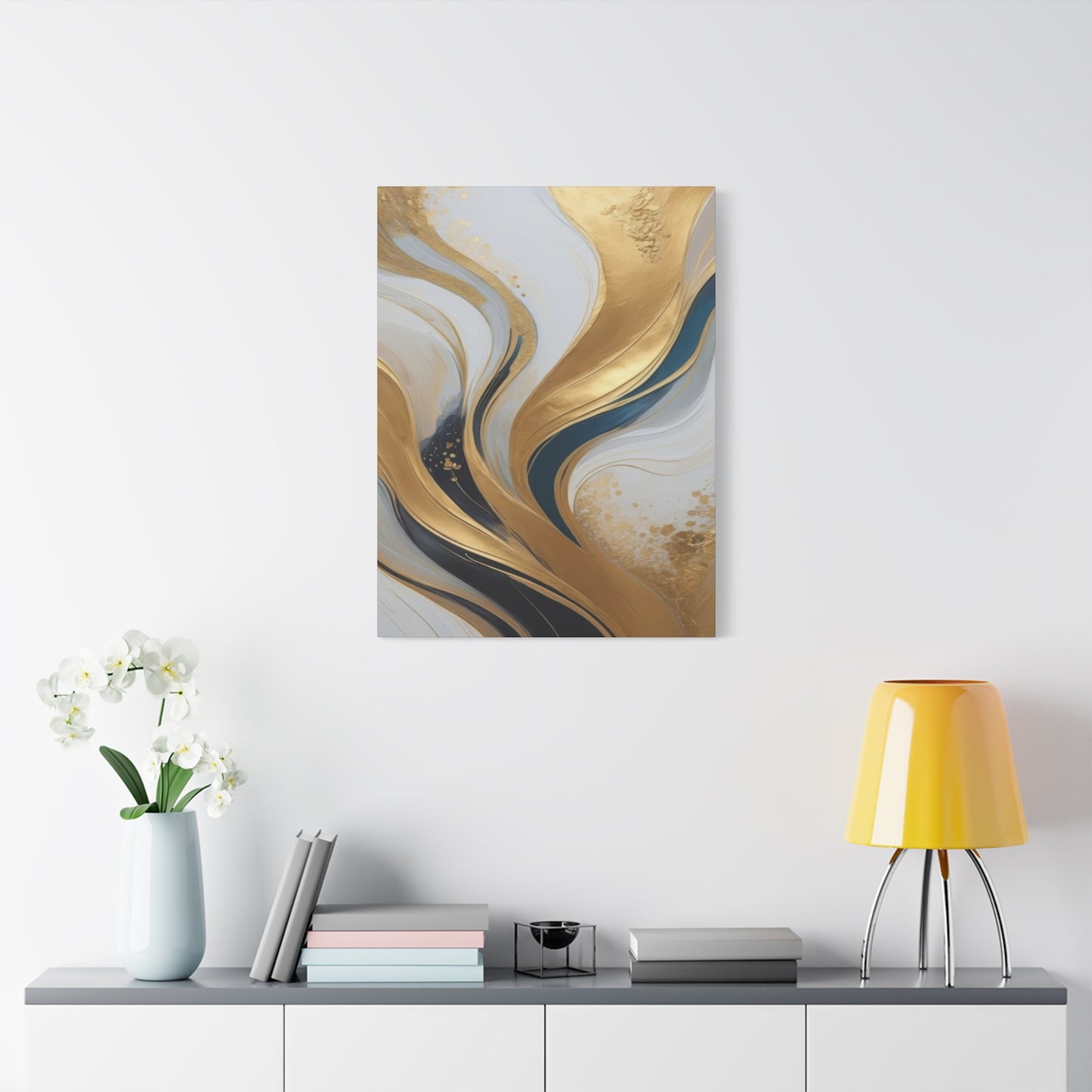 Golden Waves Wall Art & Canvas Prints