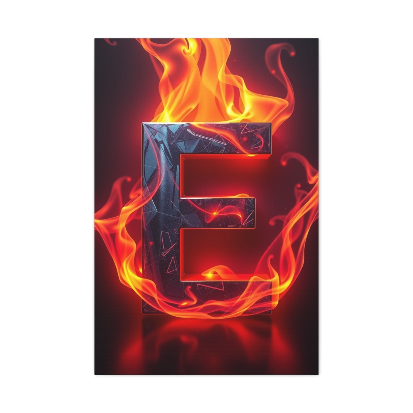 The Letter E - Art Canvas Art 5 Wall Art & Canvas Print