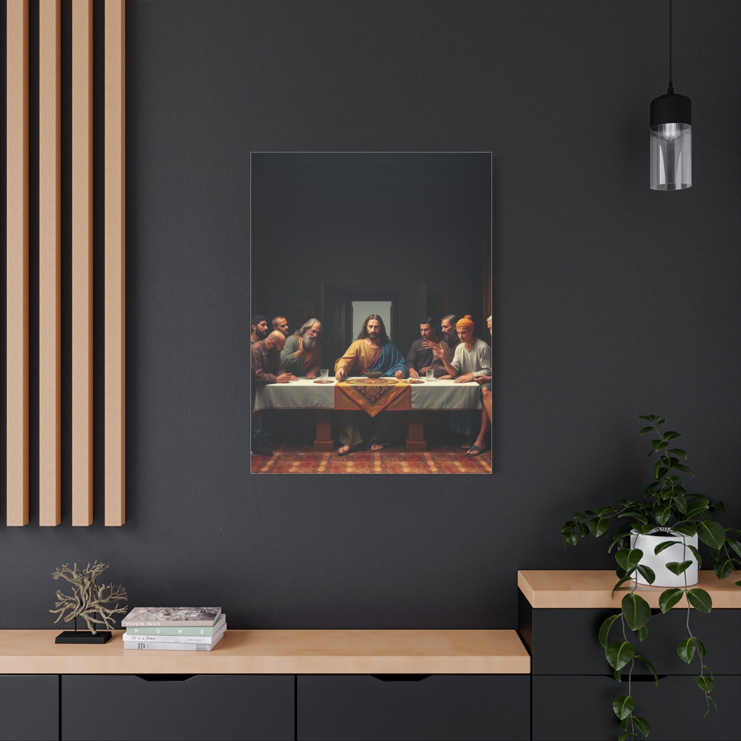 The Last Supper Art Canvas Art 5 Wall Art & Canvas Print