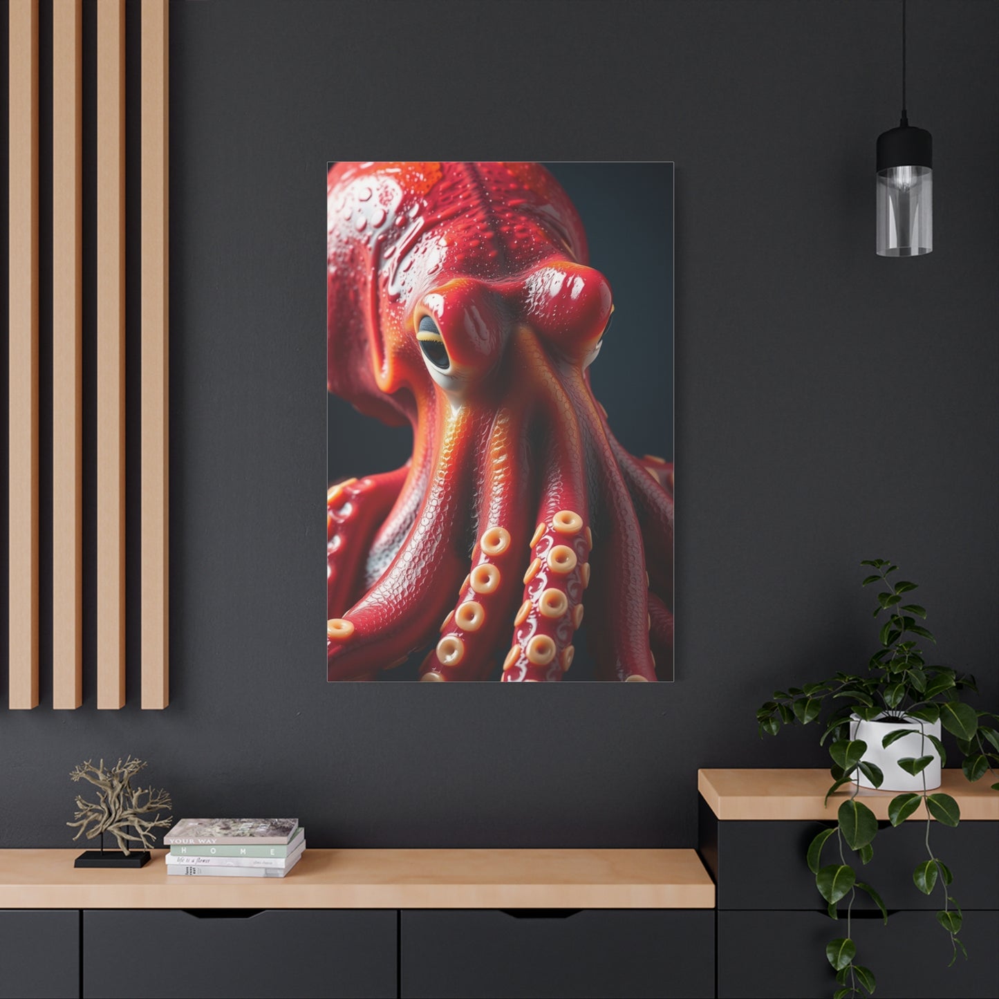 Cephalopod Elegance Canvas