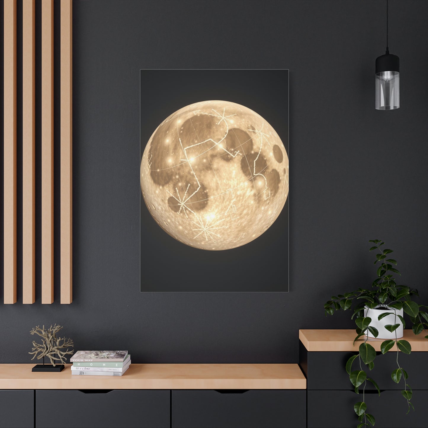Moon Art Premium Canvas 18 Wall Art & Canvas Print