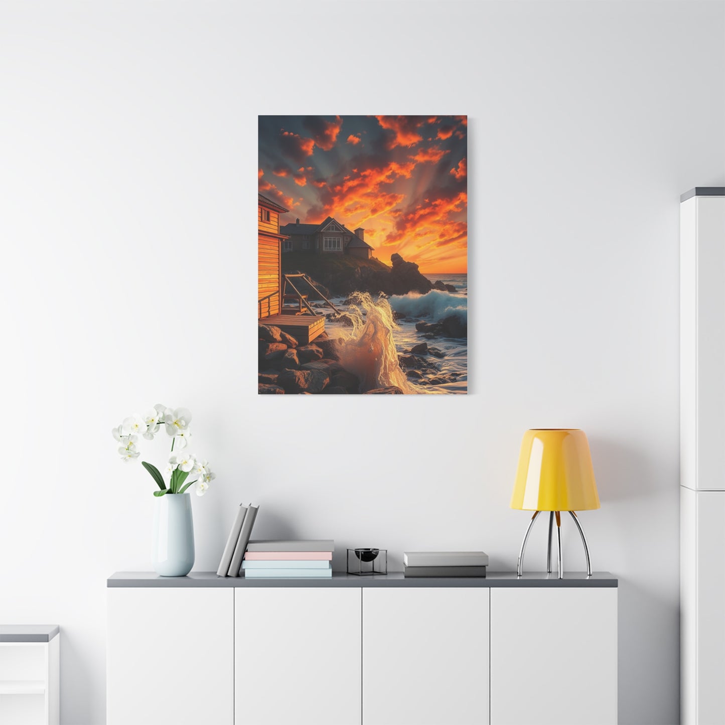 Tidal Tranquility Creation Wall Art & Canvas Print