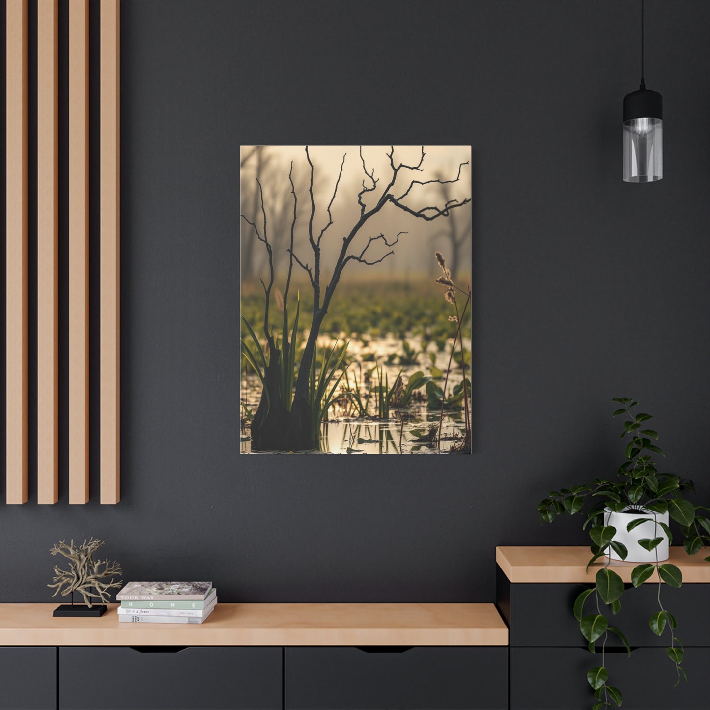 Marsh & Swamp Art Canvas Art 3 Wall Art & Canvas Print