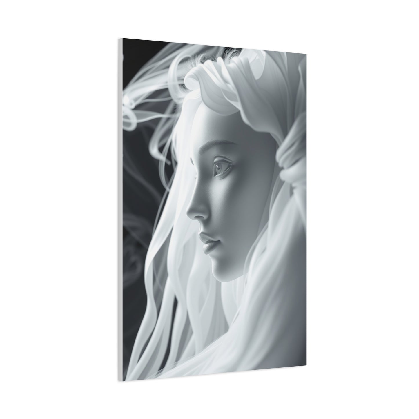 Gray & White Art Canvas Art 1 Wall Art & Canvas Print