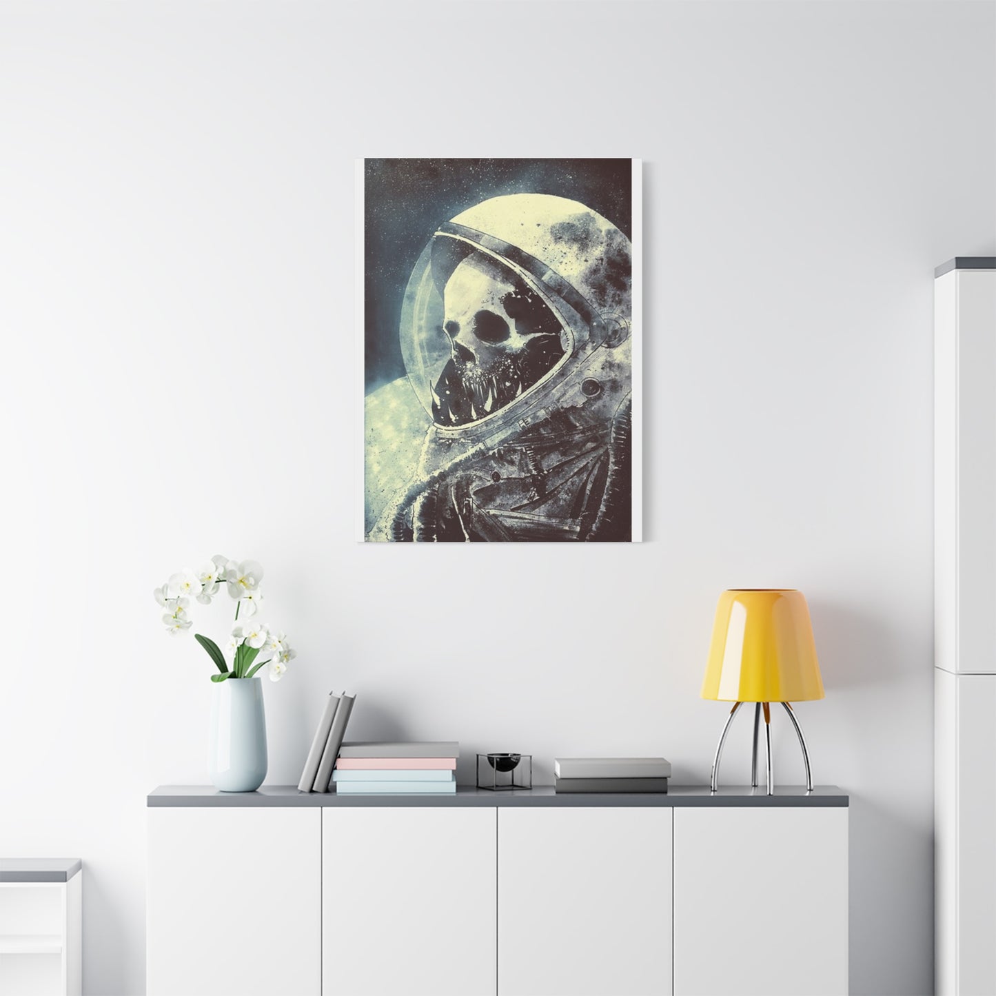 Astronaut Skull Wall Art & Canvas Prints