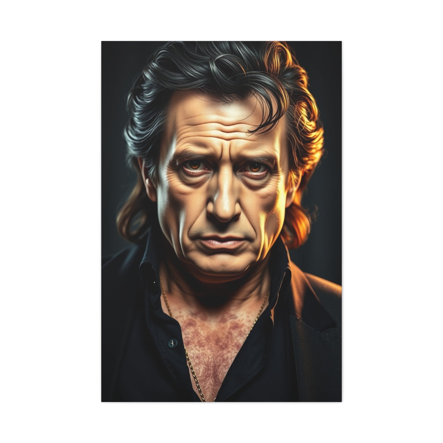 Johnny Cash Art Canvas Art 2 Wall Art & Canvas Print