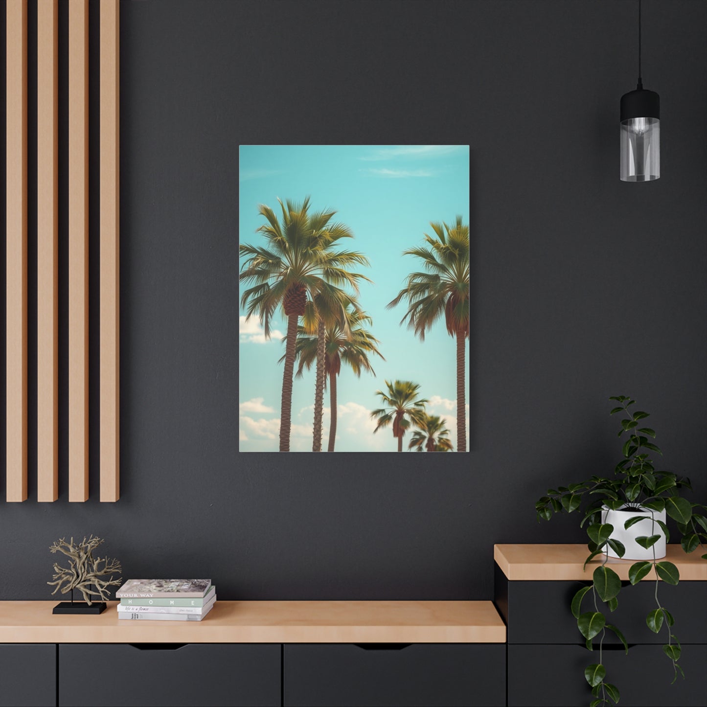 Palm Trees Art Premium Canvas 19 Wall Art & Canvas Print