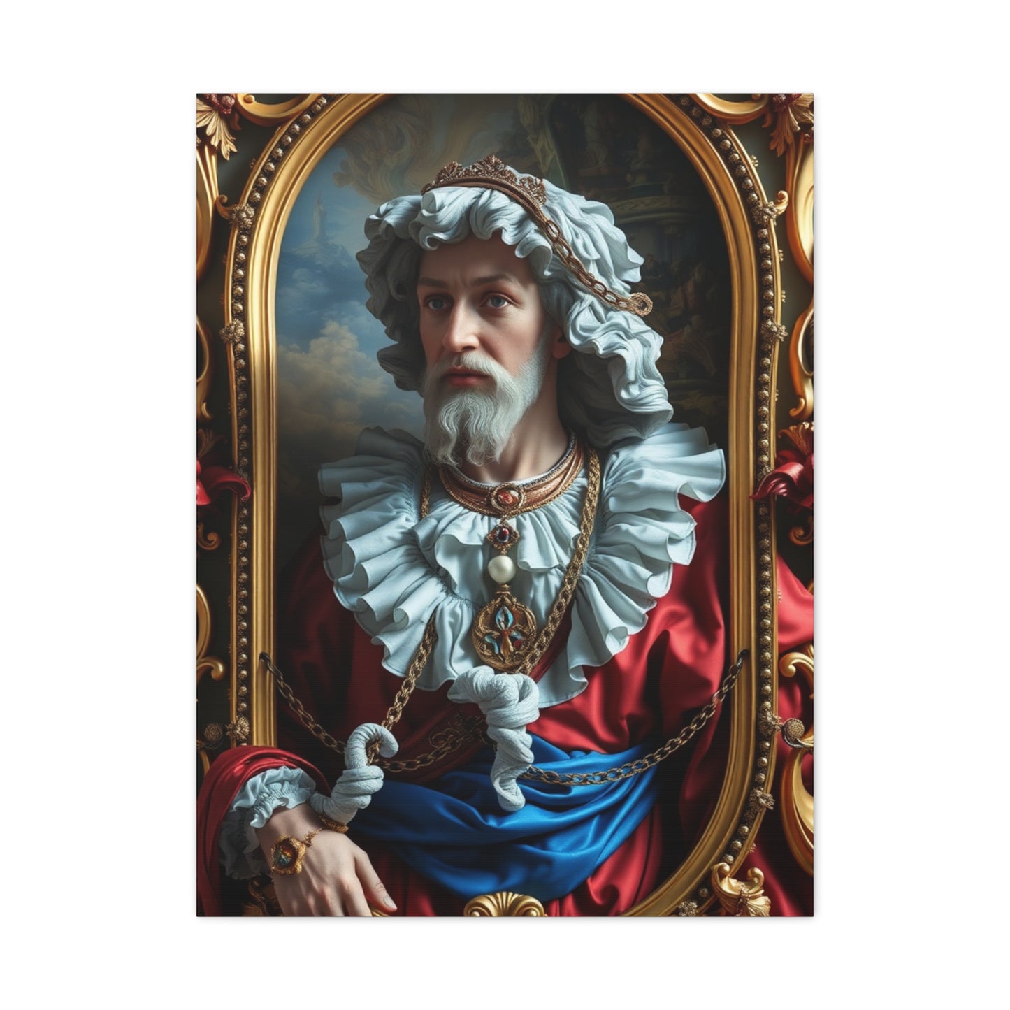 Gilded Elegance Tableau Wall Art & Canvas Print