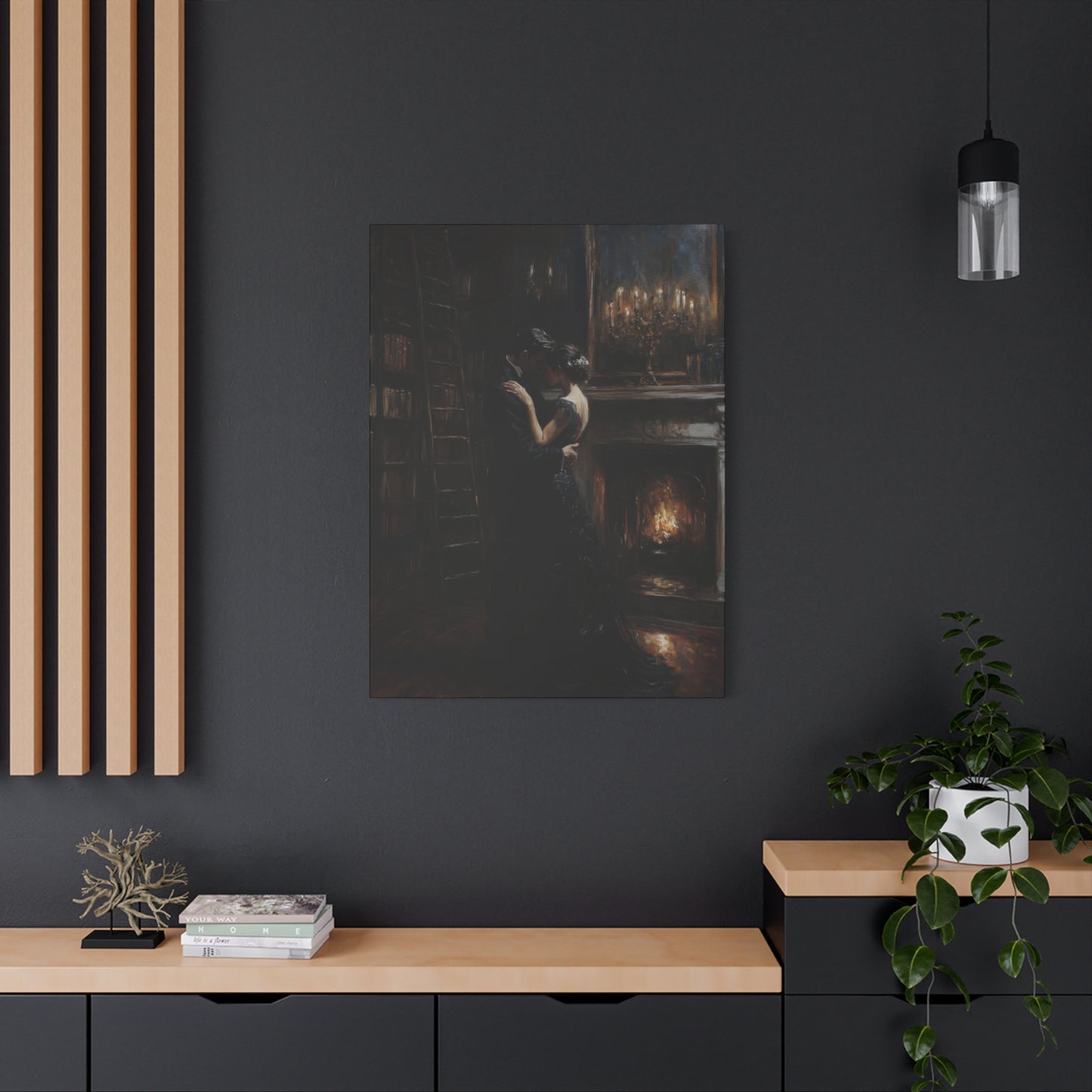 Dancing Couple Ballroom Dark Wall Art & Canvas Prints
