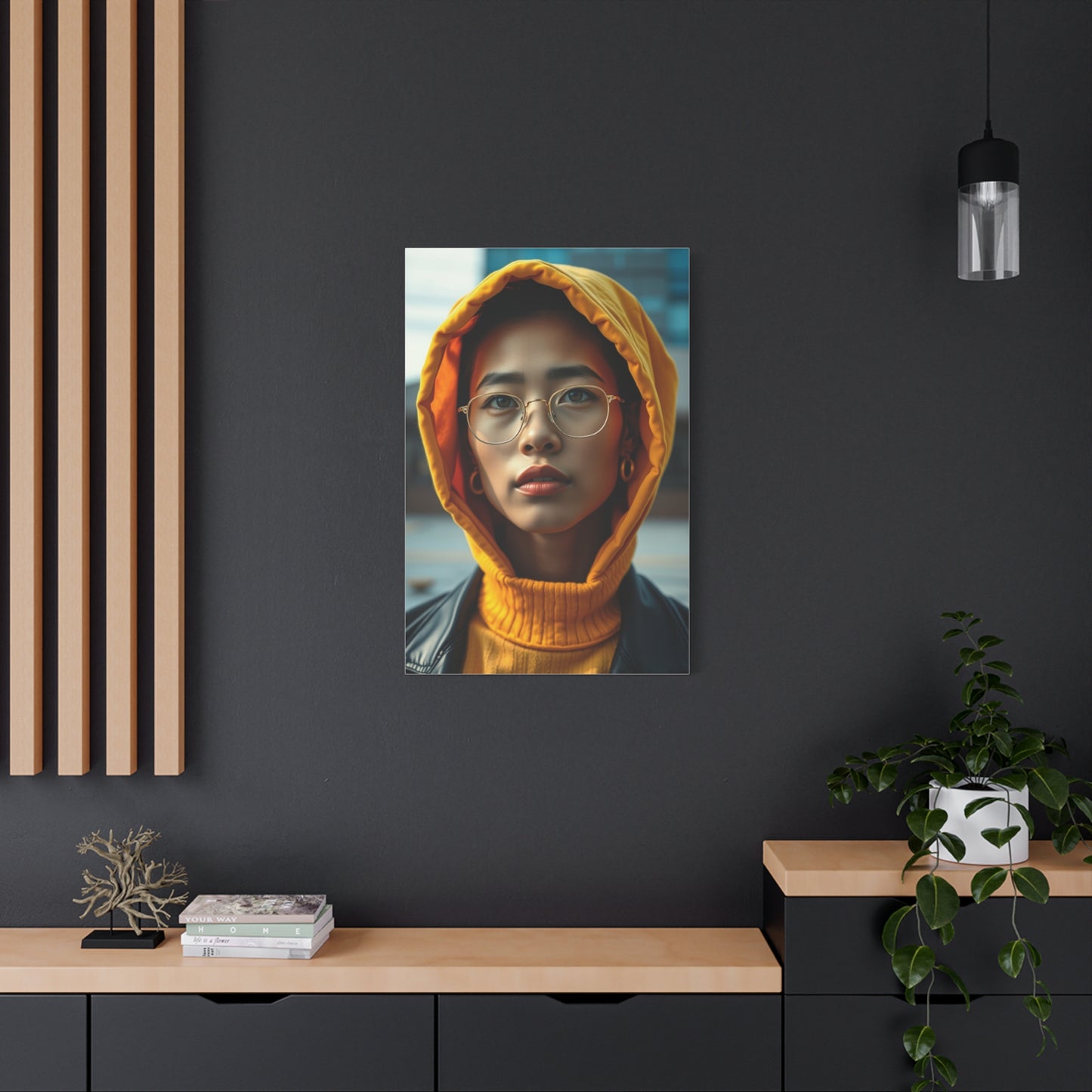 Lustrous Marigold Mural Wall Art & Canvas Print