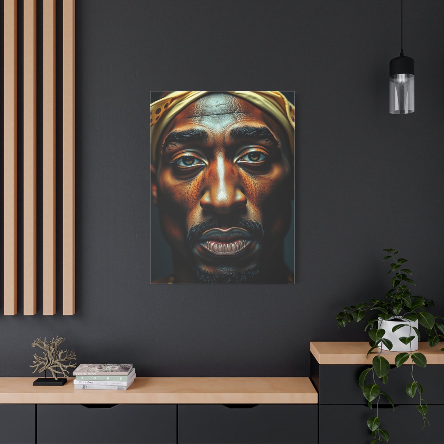 Gilded Hip-Hop Icon Wall Art & Canvas Print