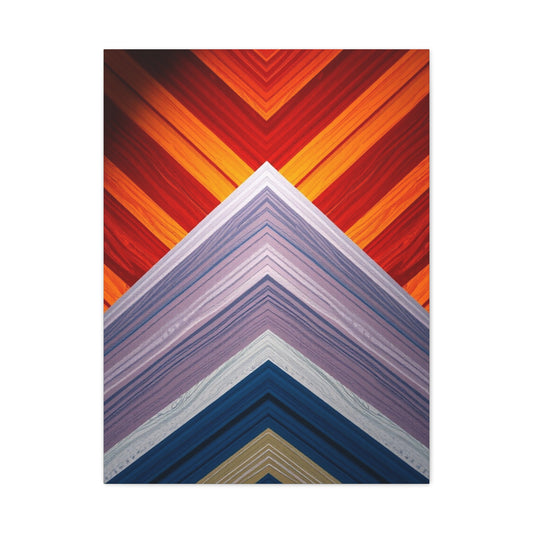 Chevron Pattern Art Supreme Canvas Wall Art & Canvas Print