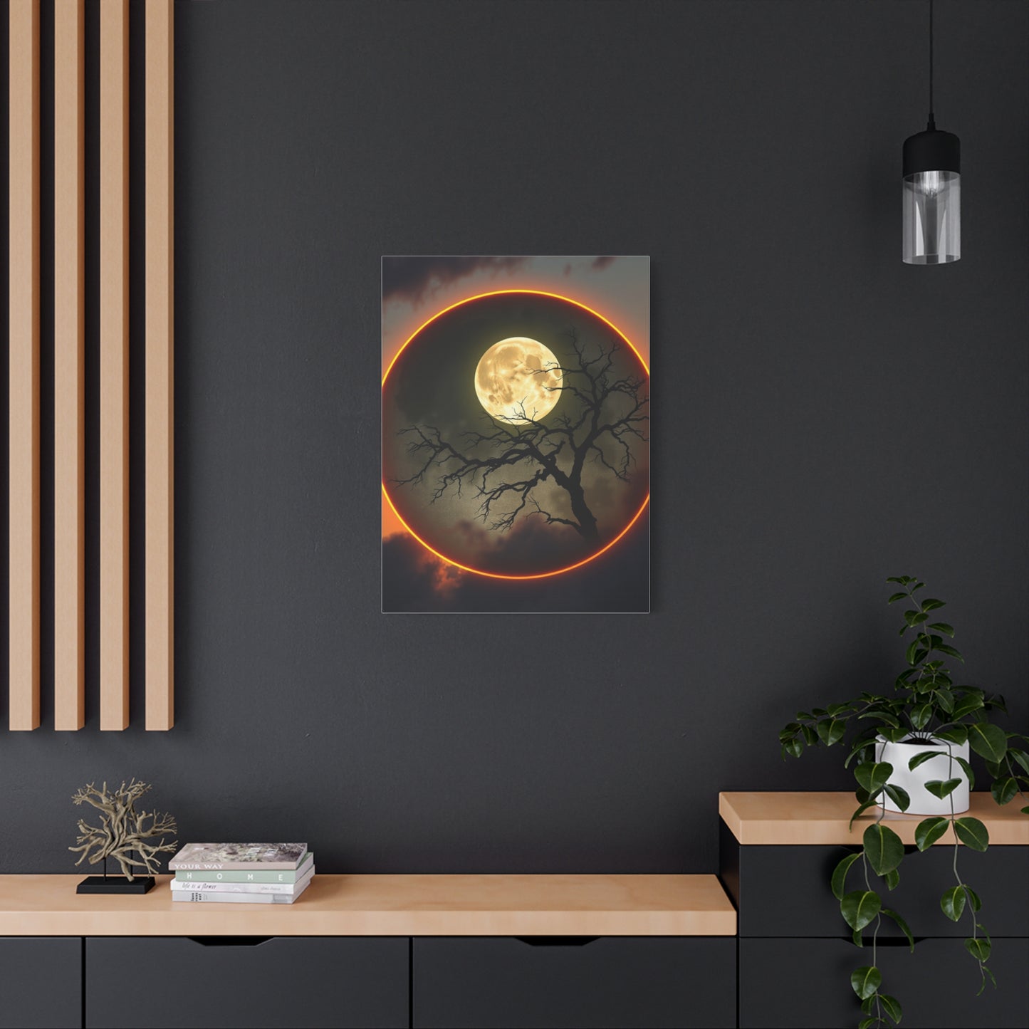 Moon Art Premium Canvas 19 Wall Art & Canvas Print
