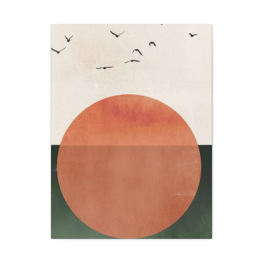 Abstract Sunset Earthy Wall Art & Canvas Prints