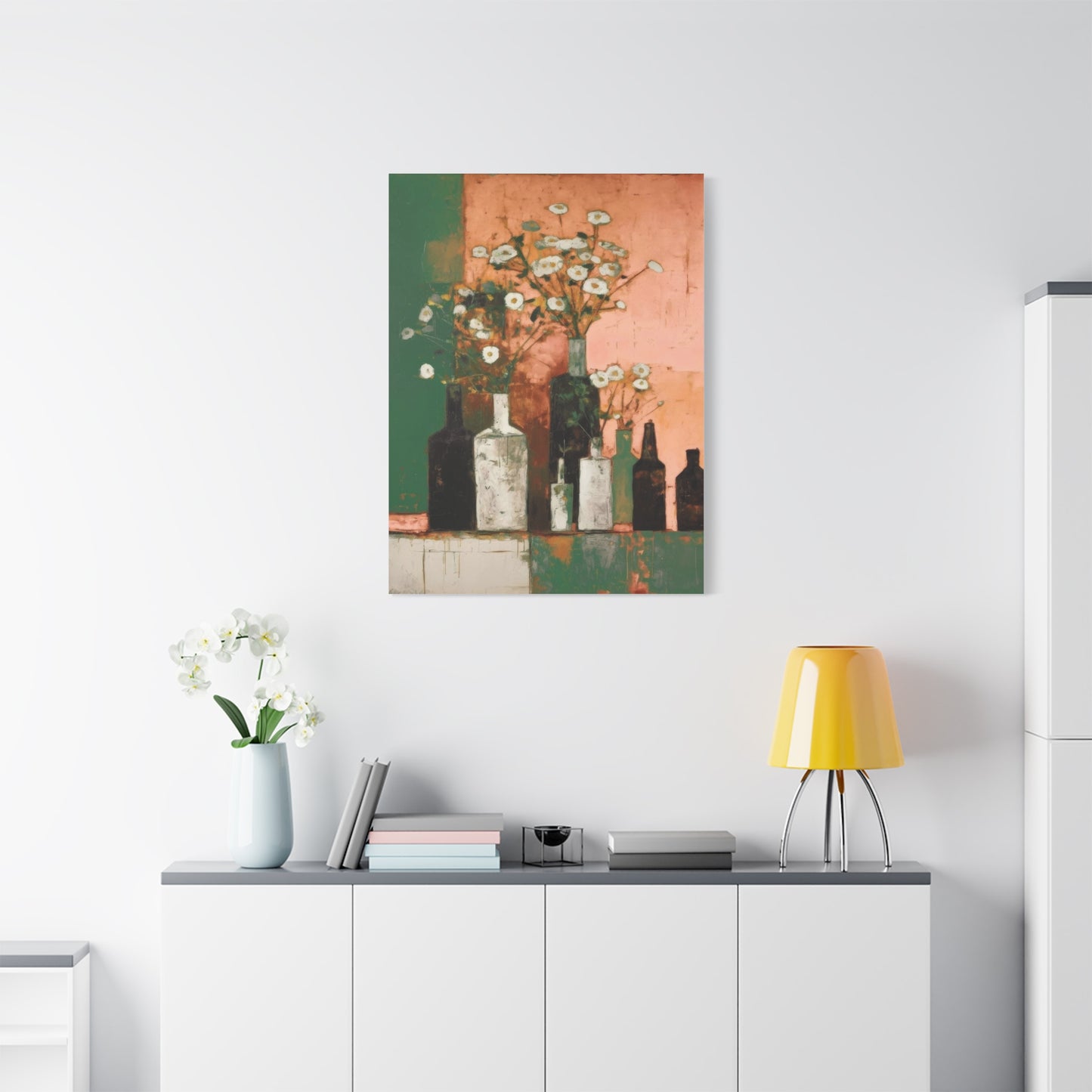 Bottles and Blooms Wall Art & Canvas Prints