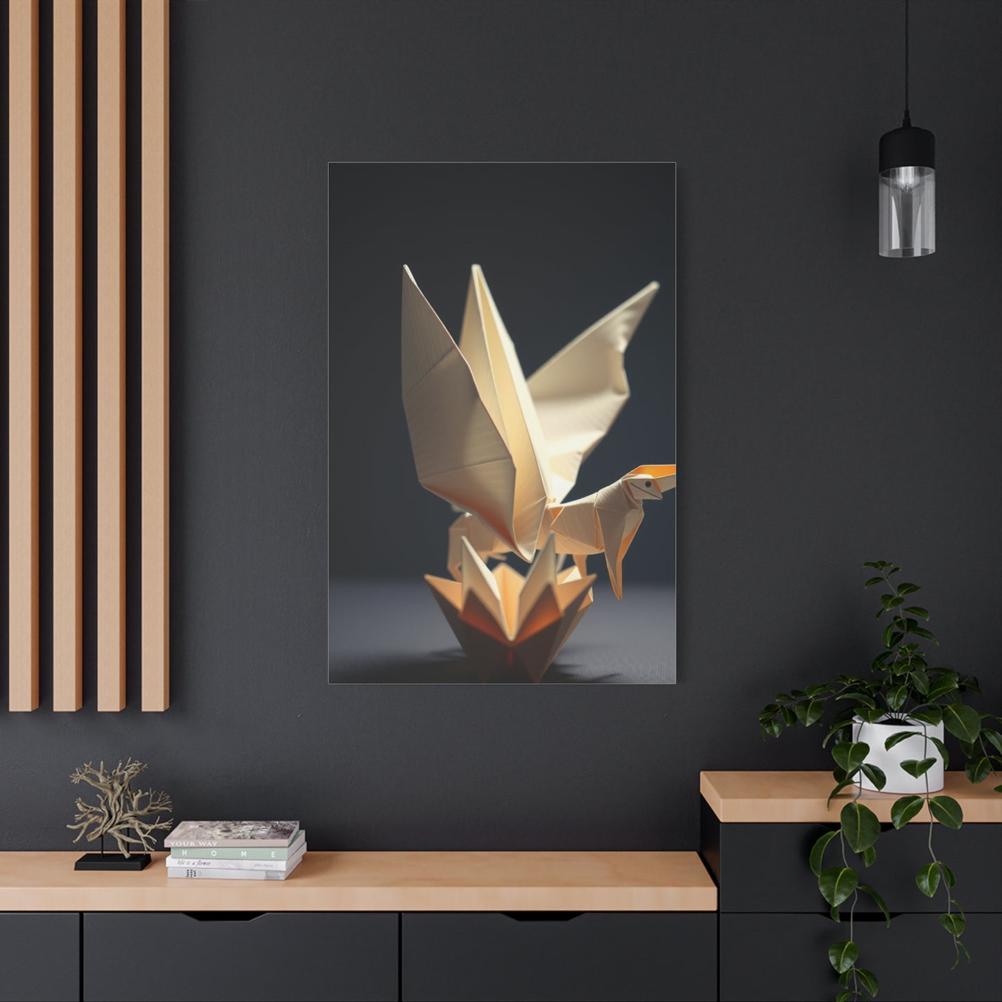 Artistry of Folded Whispers Wall Art & Canvas Print