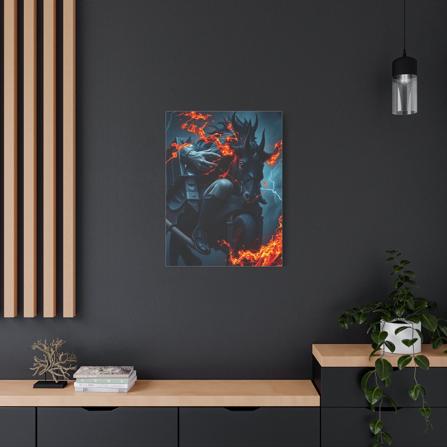 Sable Serenity Painting Wall Art & Canvas Print