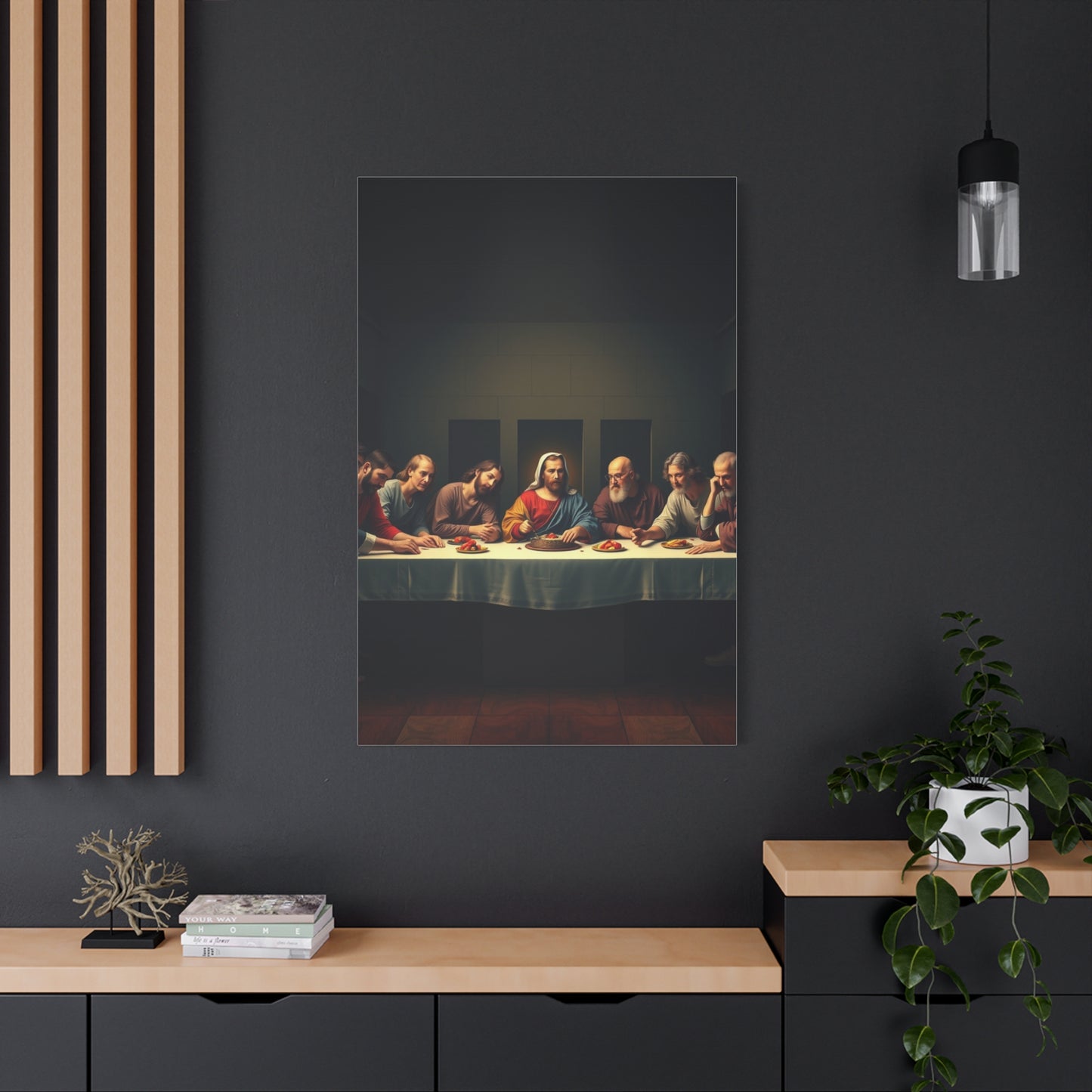 The Last Supper Art Canvas Art 3 Wall Art & Canvas Print