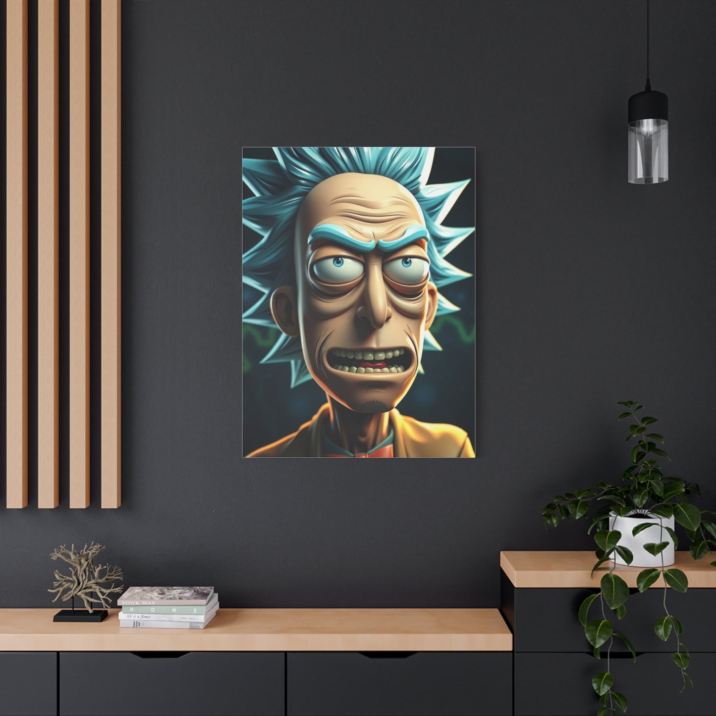Interdimensional Elegance Panel wall art & canvas print