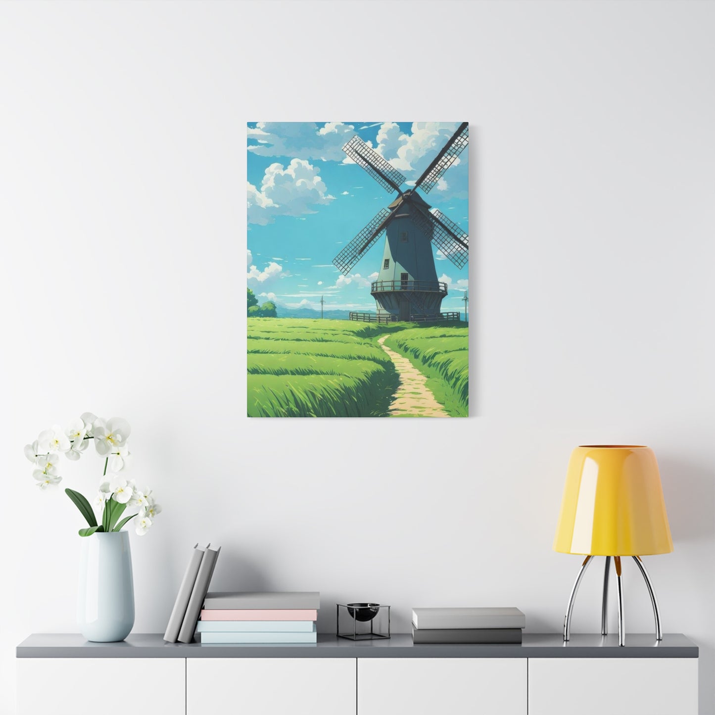 Greenfield Windmill Countryside Wall Art & Canvas Prints