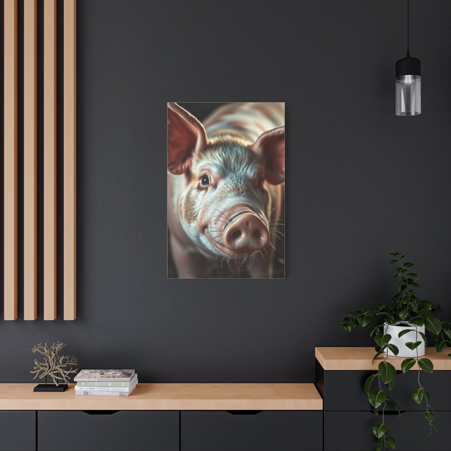 Pig Art Canvas Art 3 Wall Art & Canvas Print