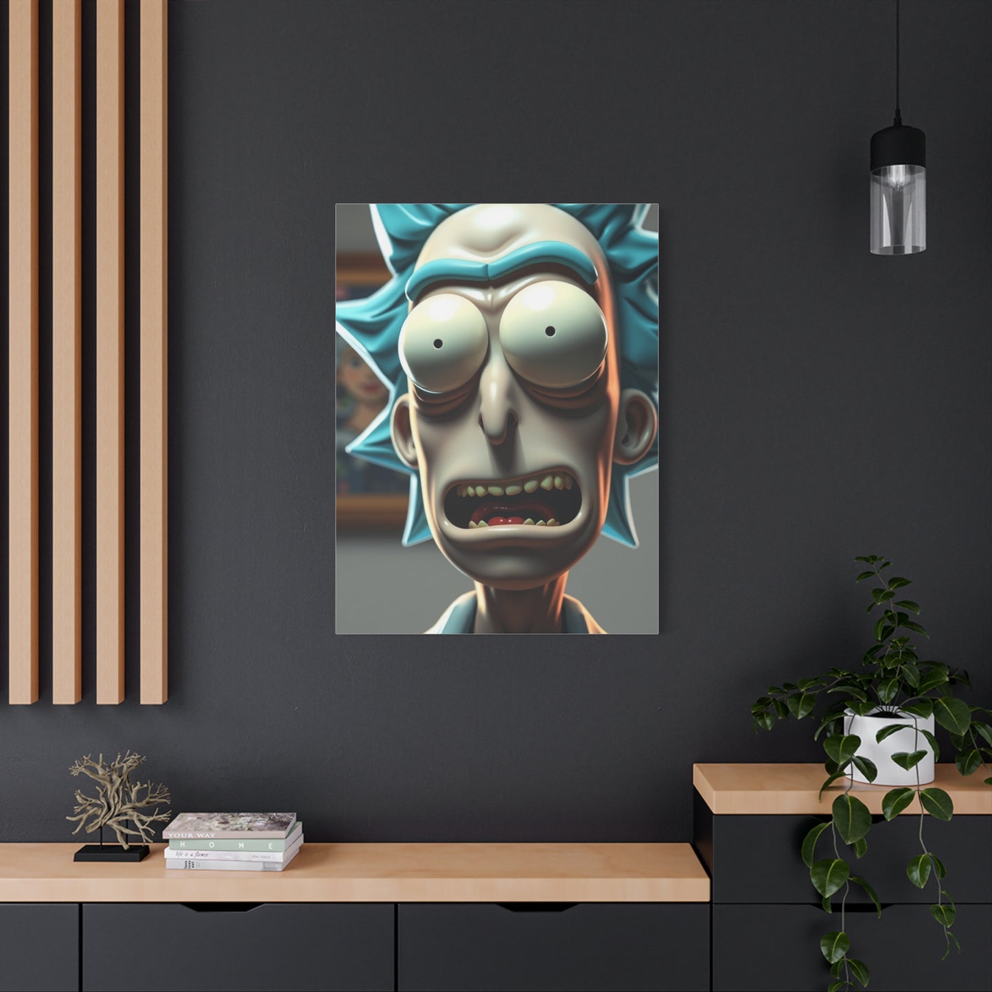 Rick and Morty Art Premium Canvas 19 Wall Art & Canvas Print