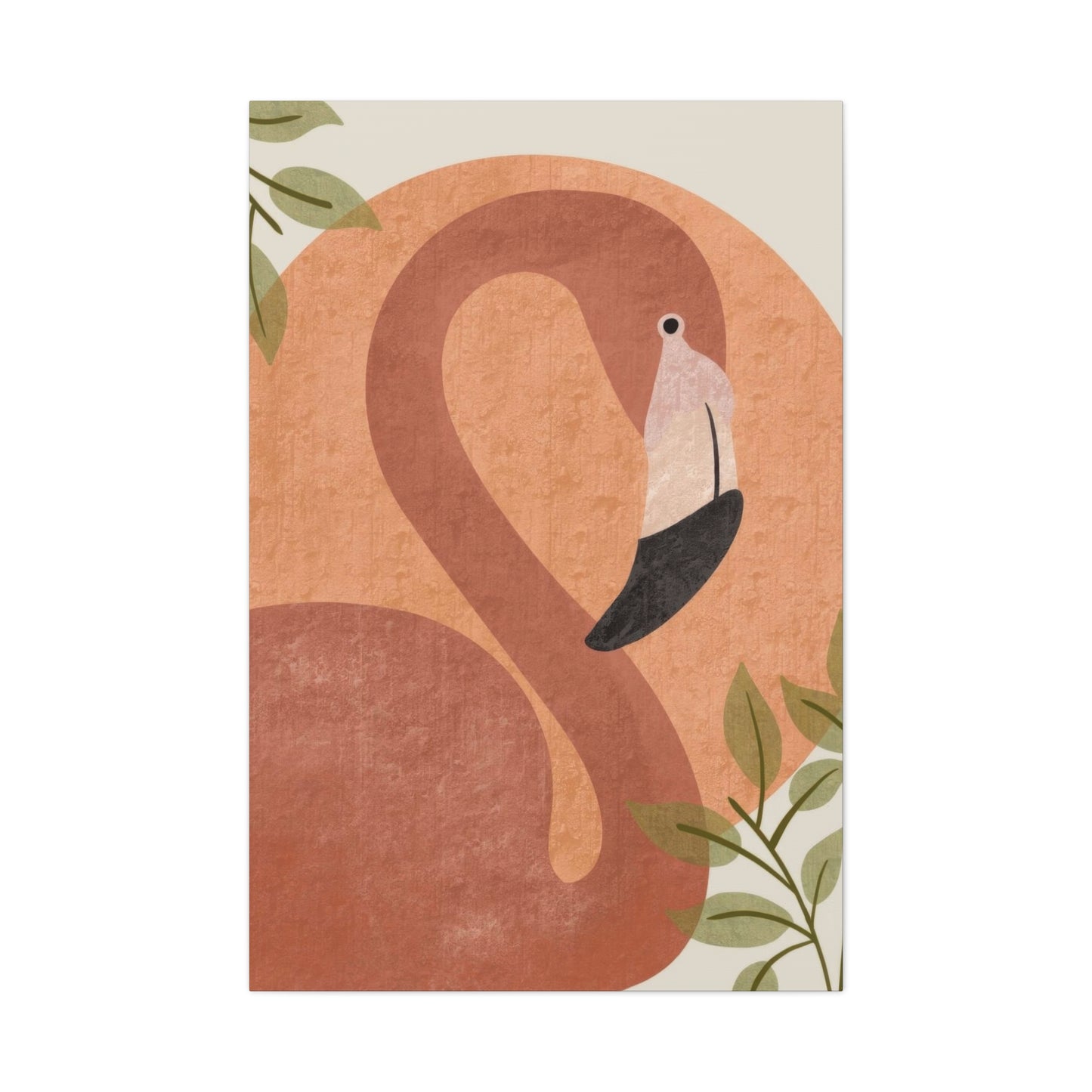 Flamingo Earth Tones Wall Art & Canvas Prints