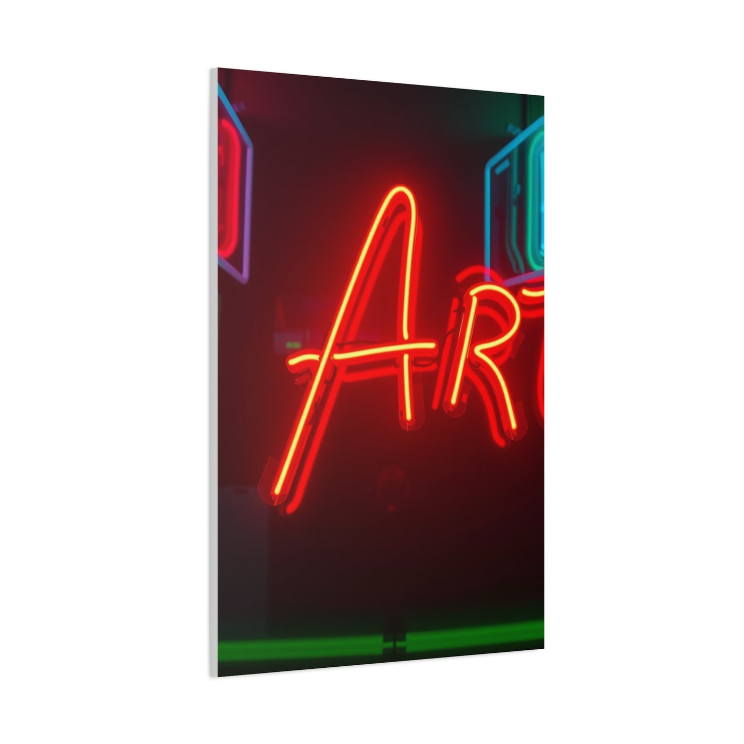 Neon Art Premium Canvas 17 Wall Art & Canvas Print