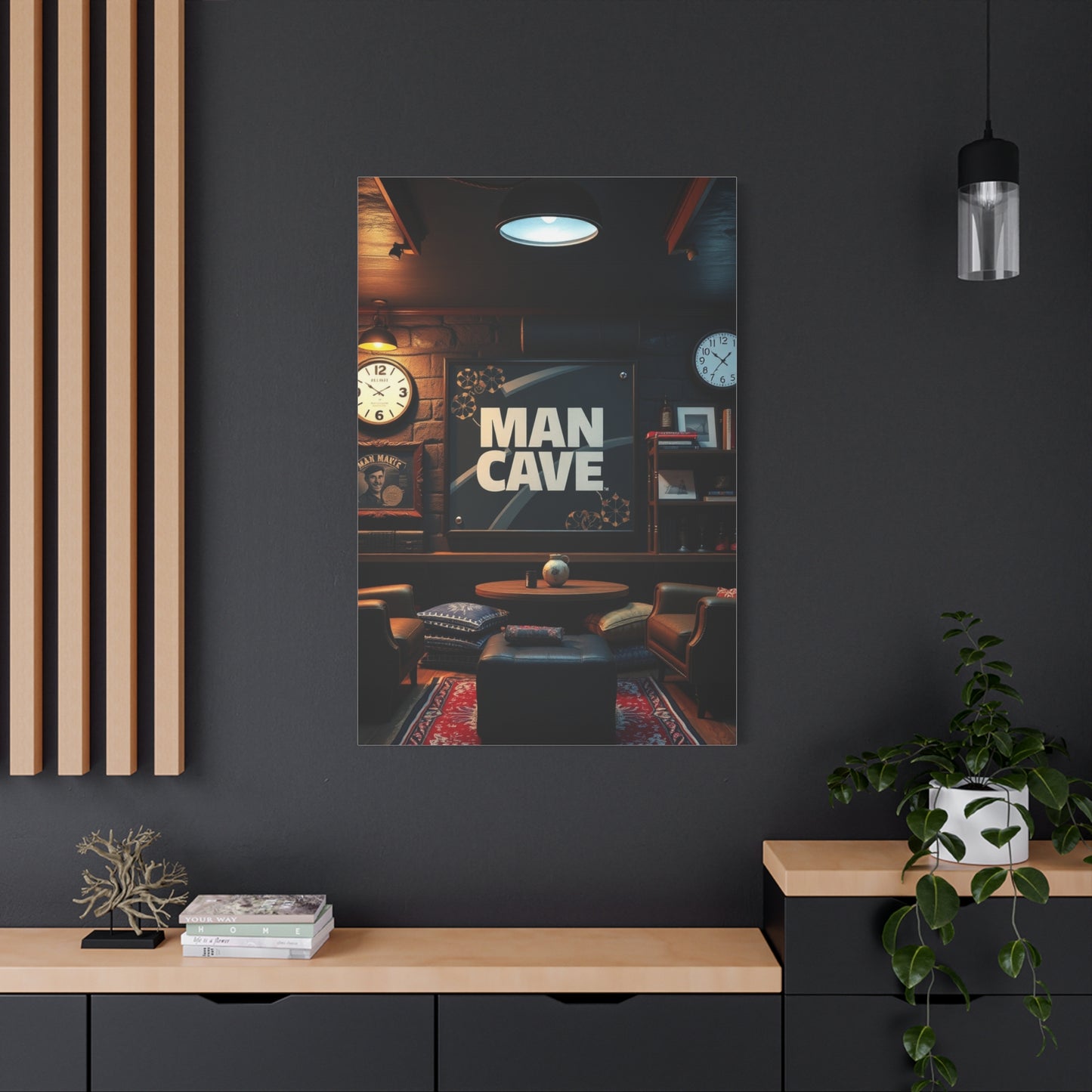 Gentlemans Sanctuary Canvas Wall Art & Canvas Print
