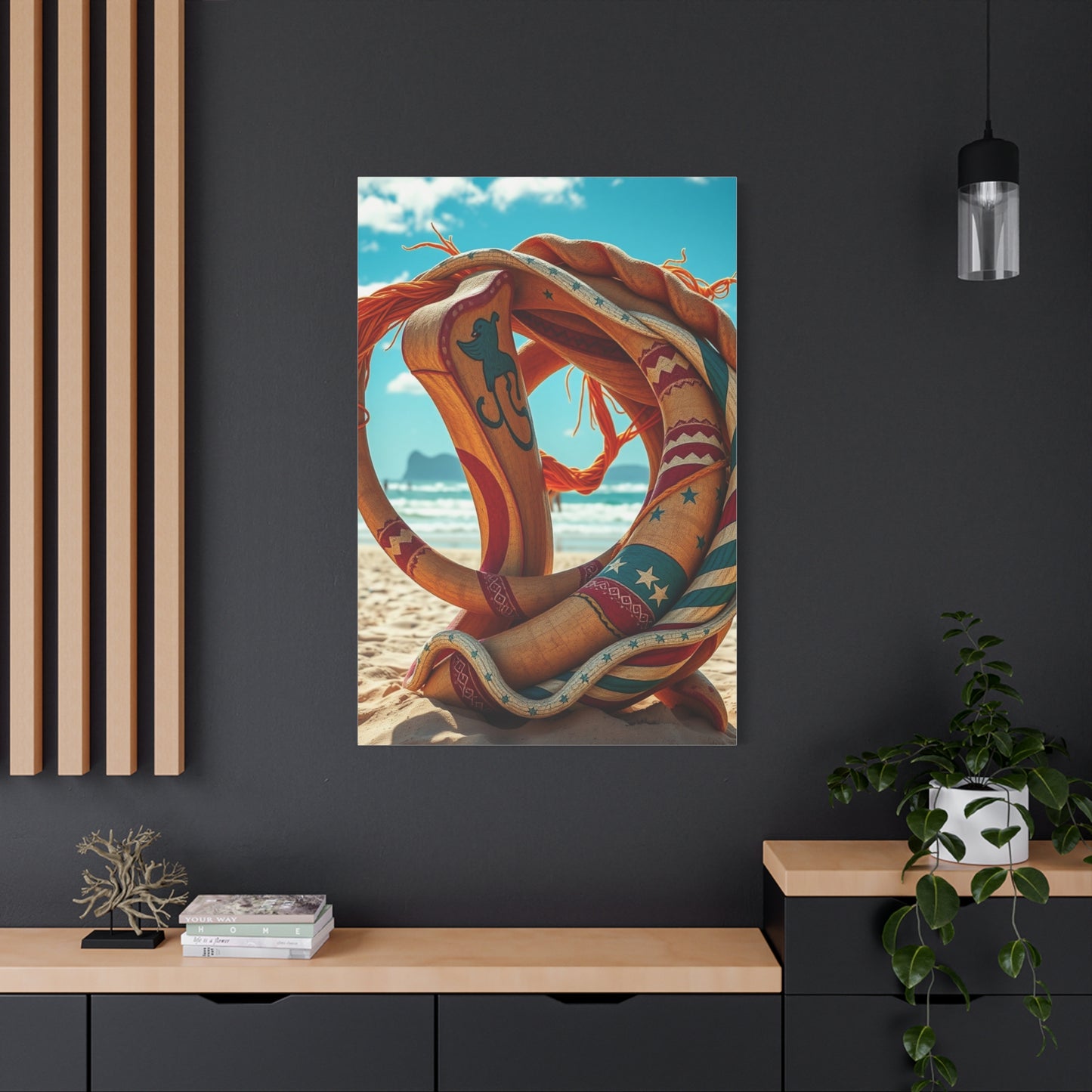 Opulent Shoreline Imagery Wall Art & Canvas Print