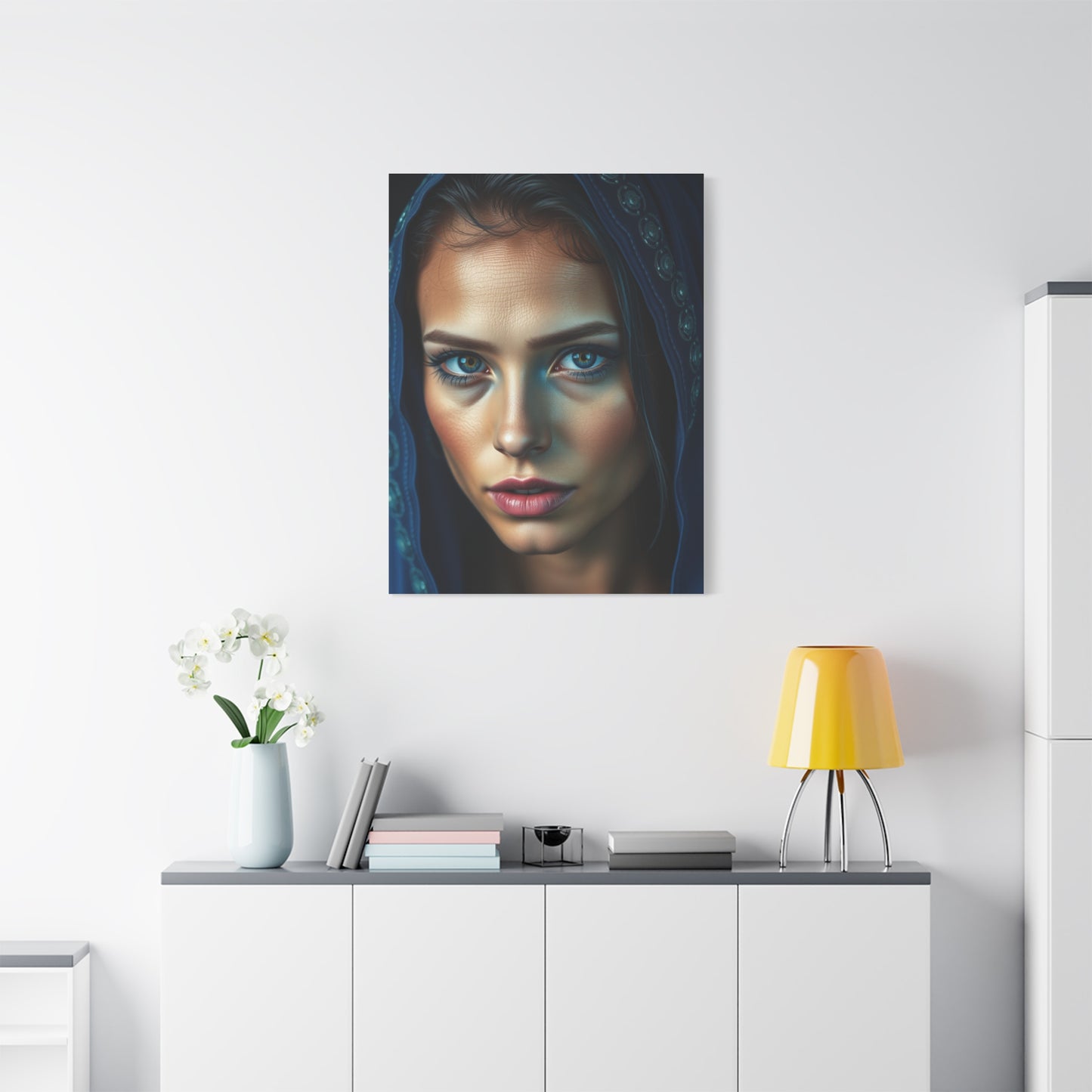 Cerulean Harmony Canvas Wall Art & Canvas Print