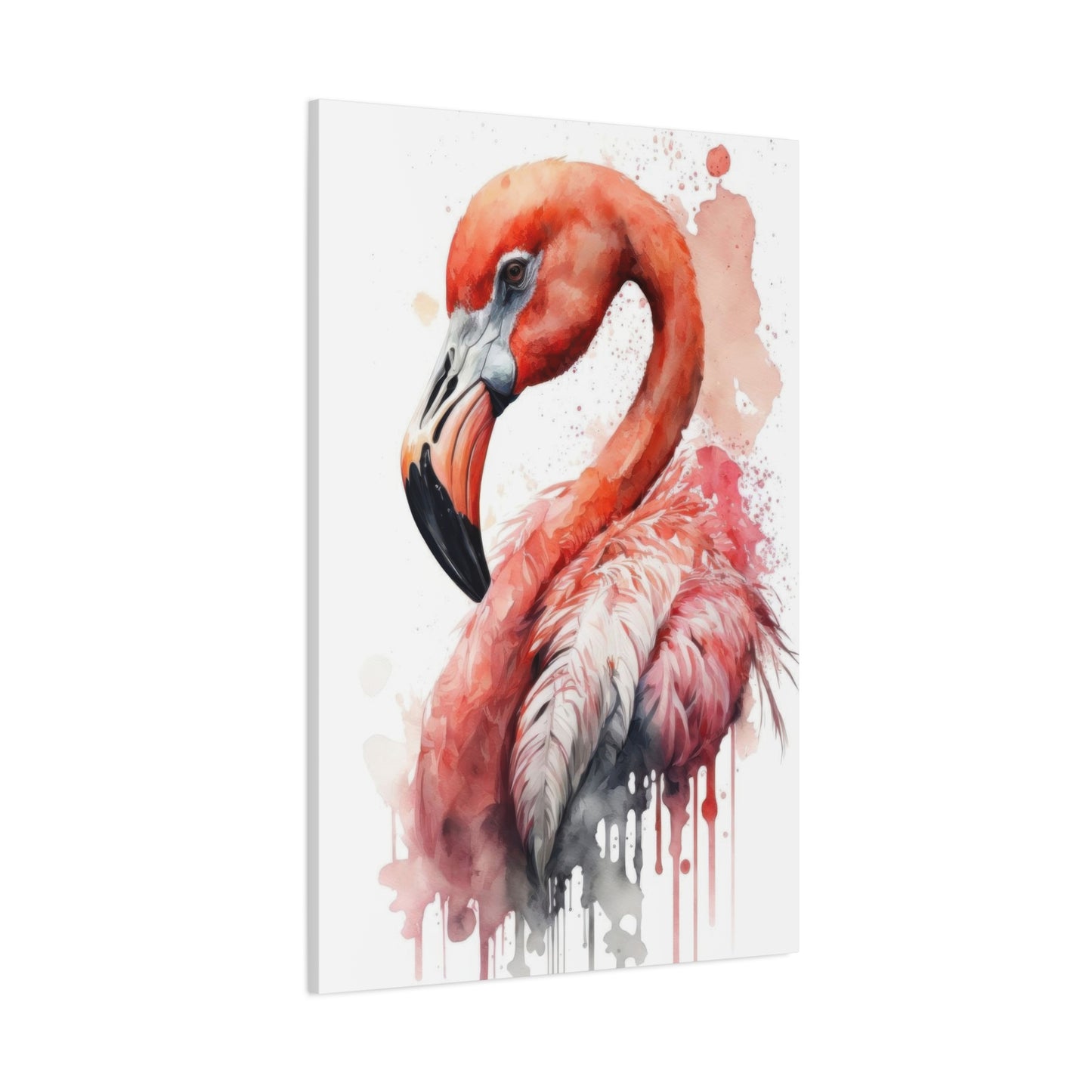 Flaming Pink Paintflow Wall Art & Canvas Prints