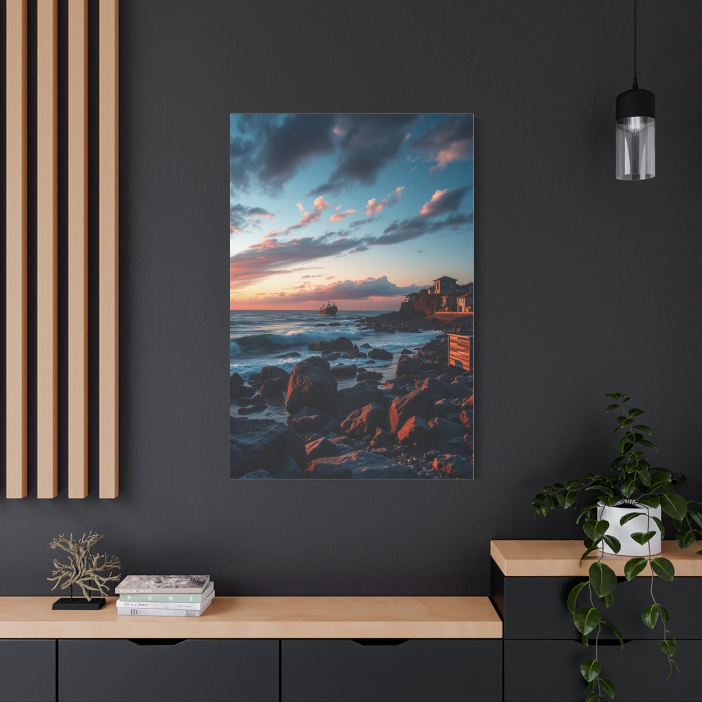 Azure Horizon Panorama Wall Art & Canvas Print