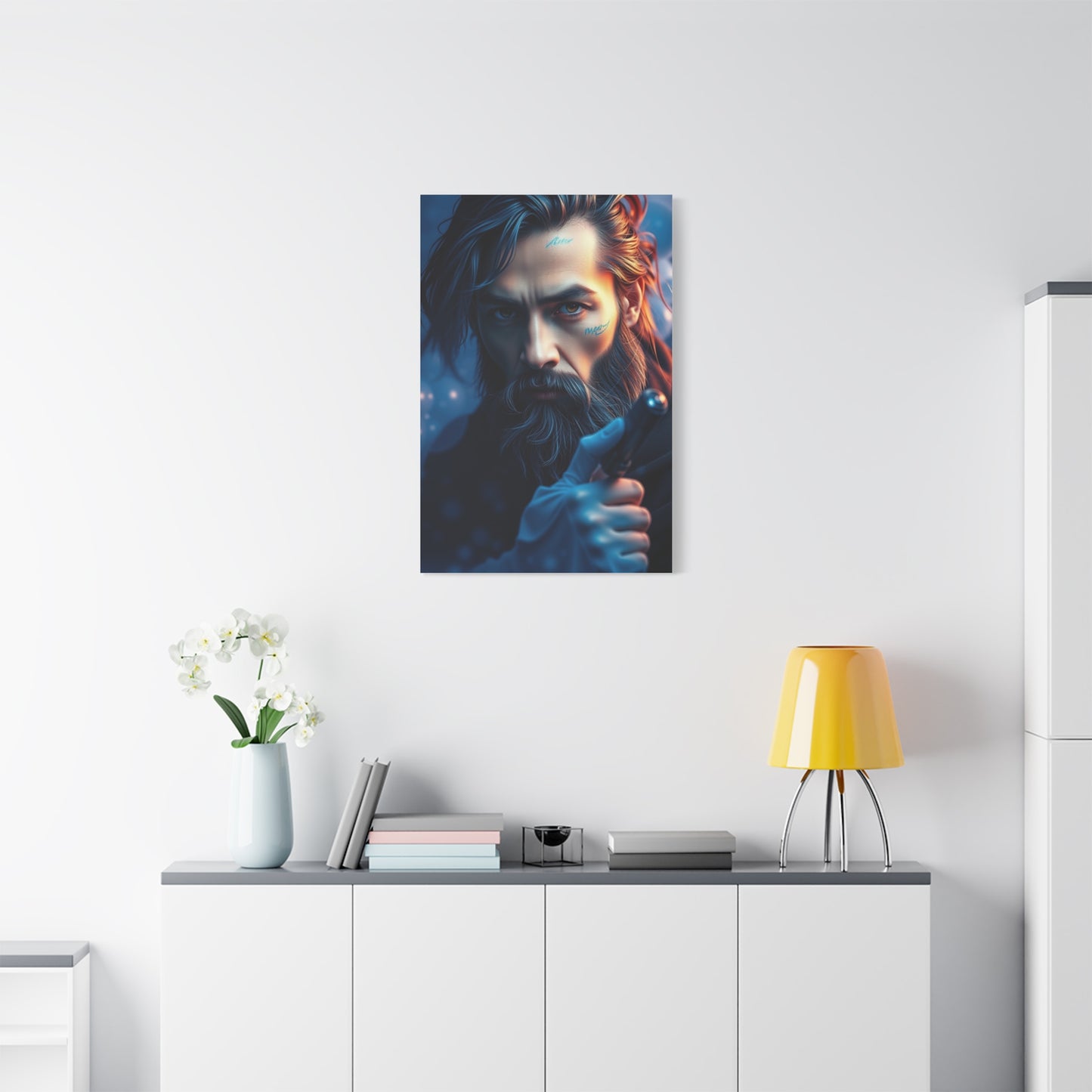 Sapphire Elegance Wall Art Wall Art & Canvas Print