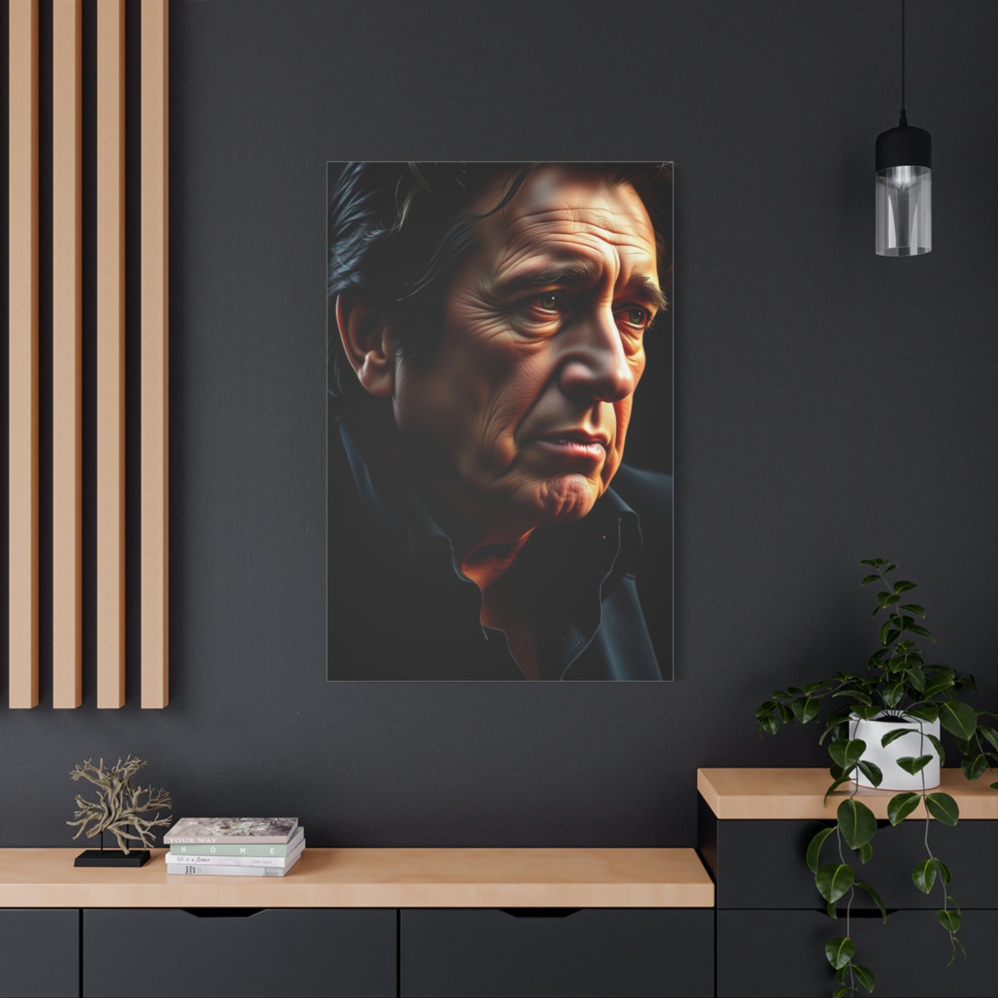 Vision Johnny Cash Art Art Wall Art & Canvas Print