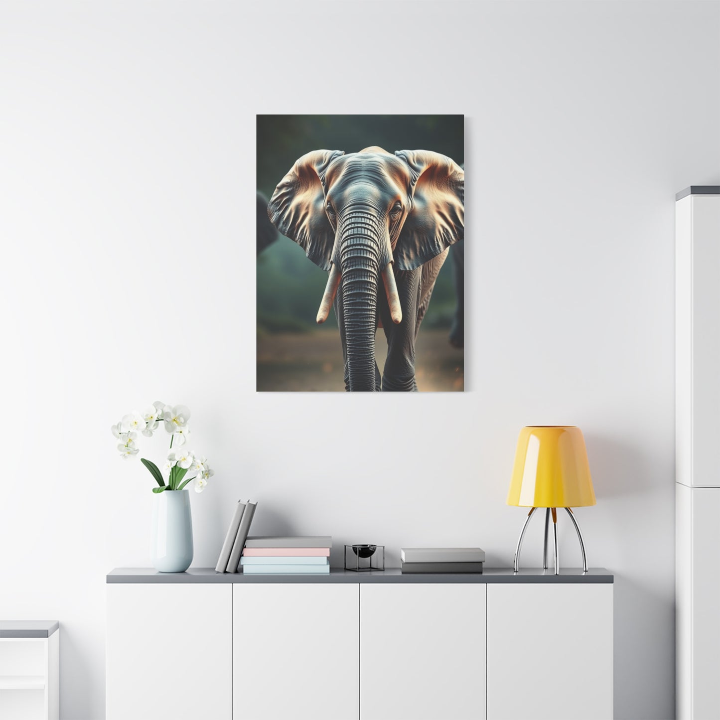 Elephantine Elegance Canvas Wall Art & Canvas Print