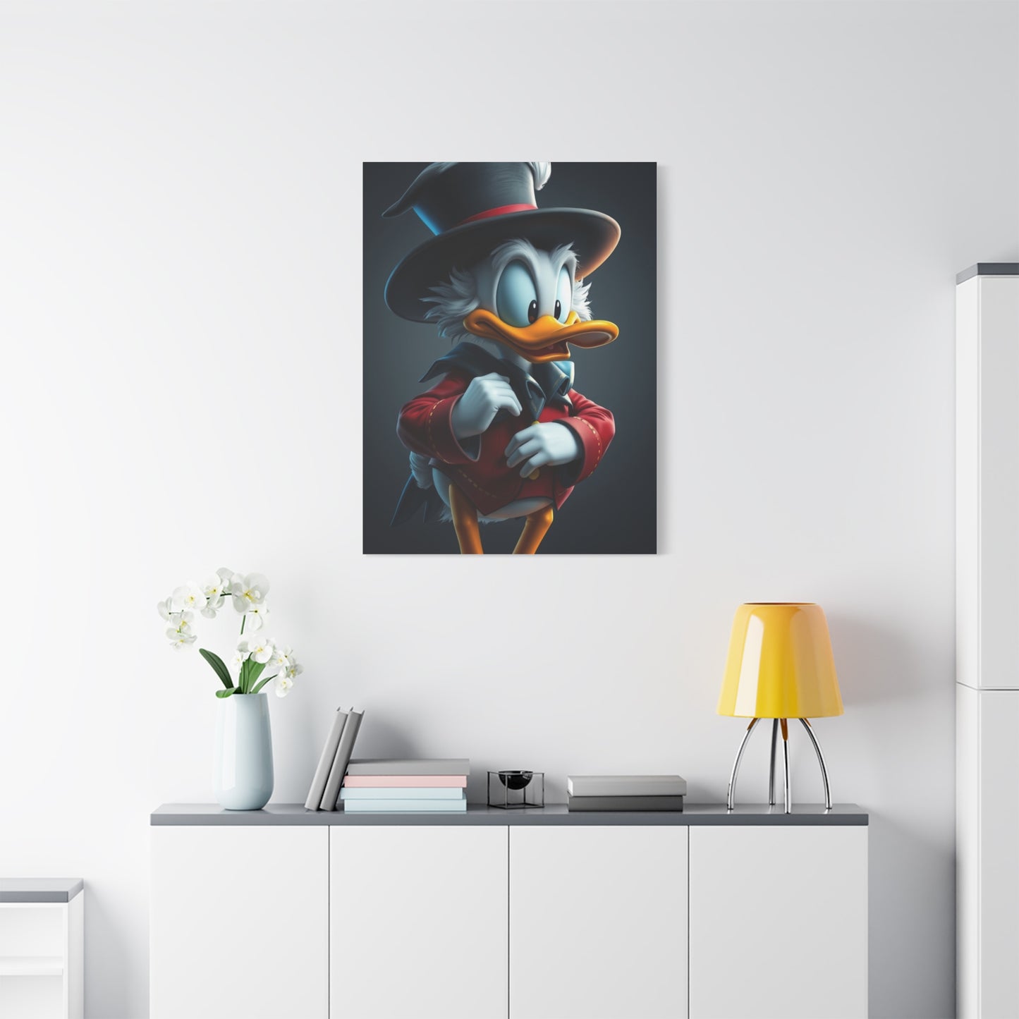 Grandiose Feathered Elegance Wall Art & Canvas Print